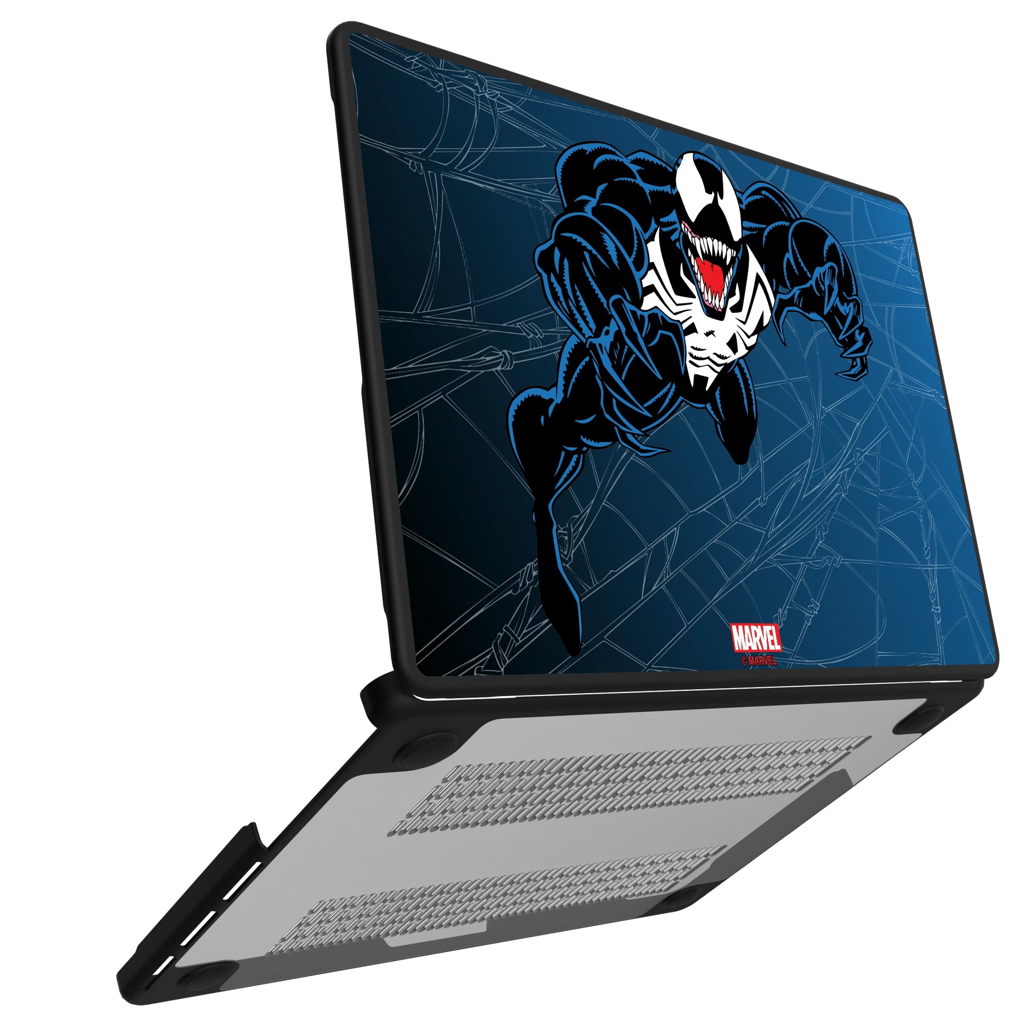 Marvel Venom MechLine MacBook Laptop Case for Apple MacBook#Device_MacBook Pro (14-inch, 2021) / MacBook Pro (14-inch, 2023) / MacBook Pro (14-inch, 2024)
