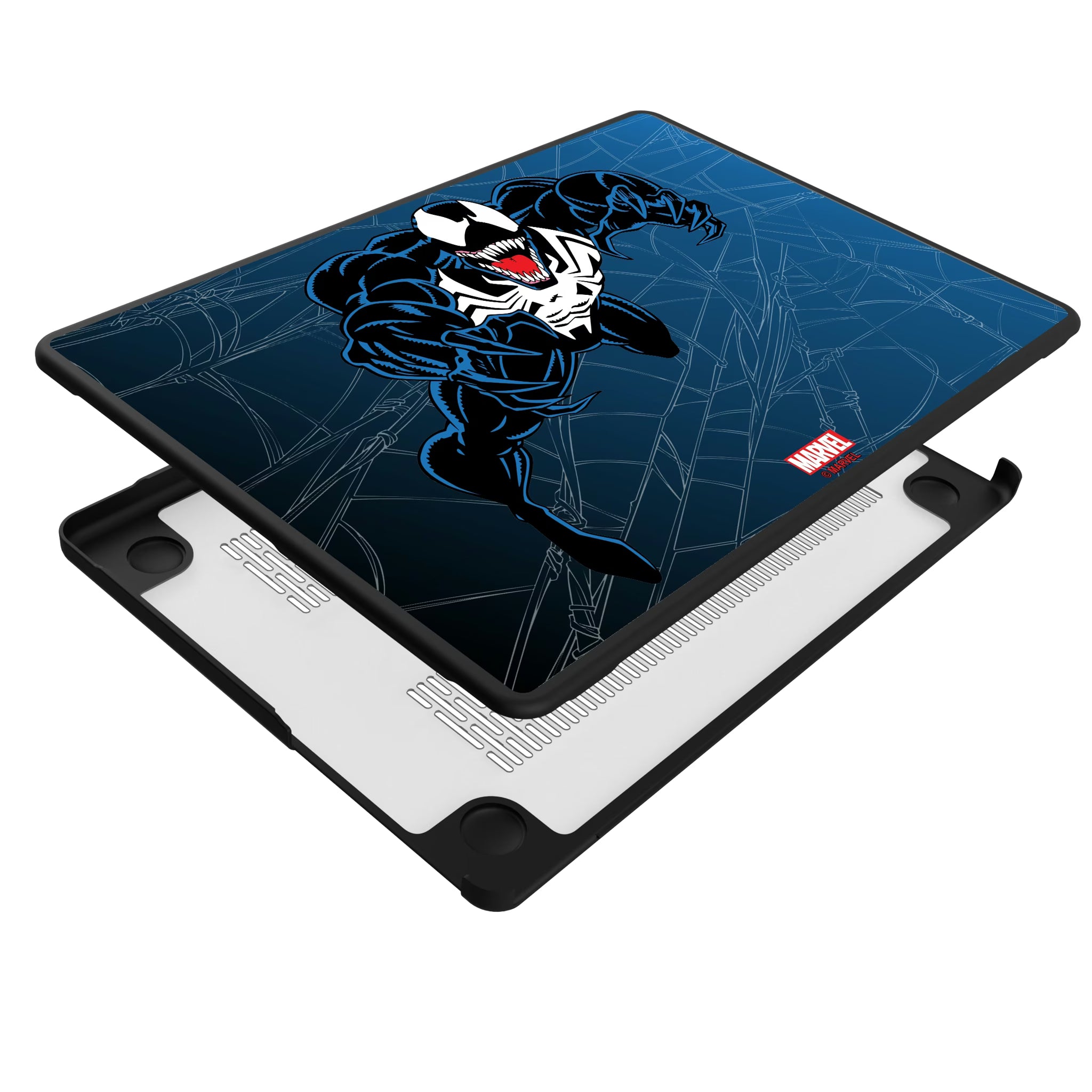 Marvel Venom MechLine MacBook Laptop Case for Apple MacBook - Isometric View#Device_MacBook Pro (14-inch, 2021) / MacBook Pro (14-inch, 2023) / MacBook Pro (14-inch, 2024)