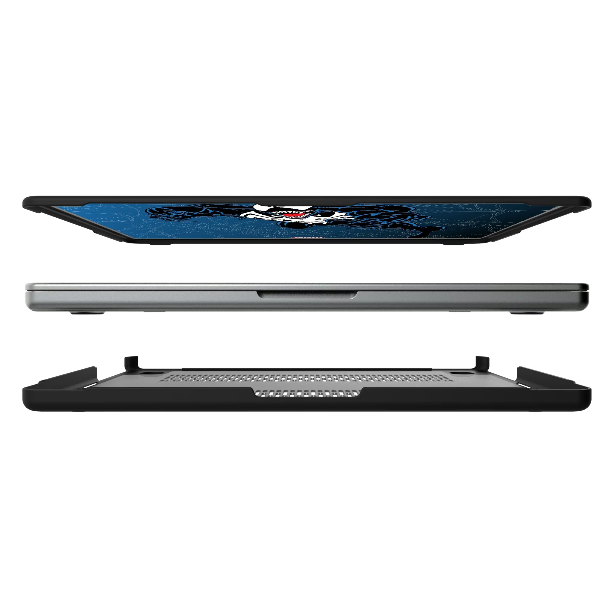 Marvel Venom MechLine MacBook Laptop Case for Apple MacBook#Device_MacBook Pro (14-inch, 2021) / MacBook Pro (14-inch, 2023) / MacBook Pro (14-inch, 2024)