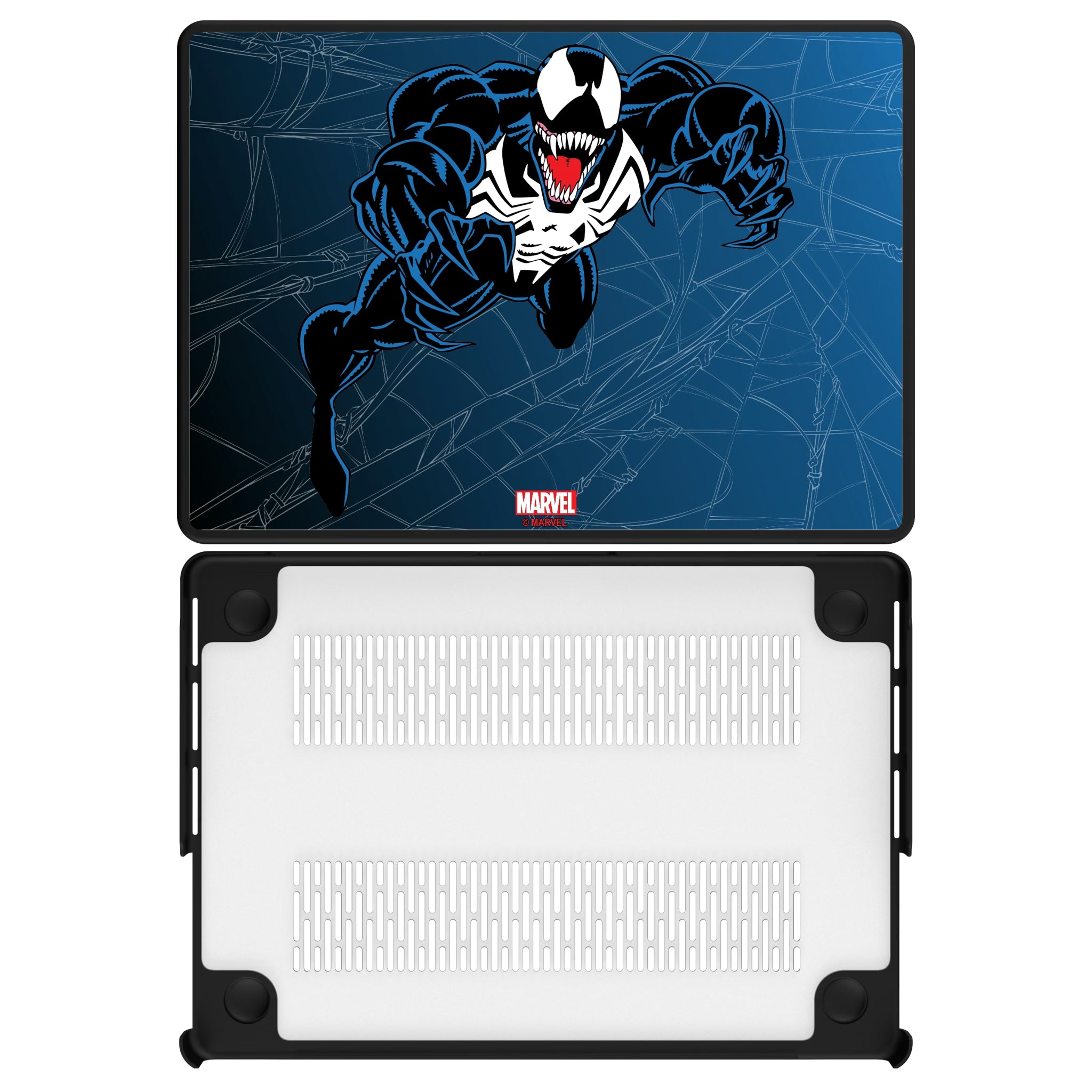 Marvel Venom MechLine MacBook Laptop Case for Apple MacBook#Device_MacBook Pro (14-inch, 2021) / MacBook Pro (14-inch, 2023) / MacBook Pro (14-inch, 2024)
