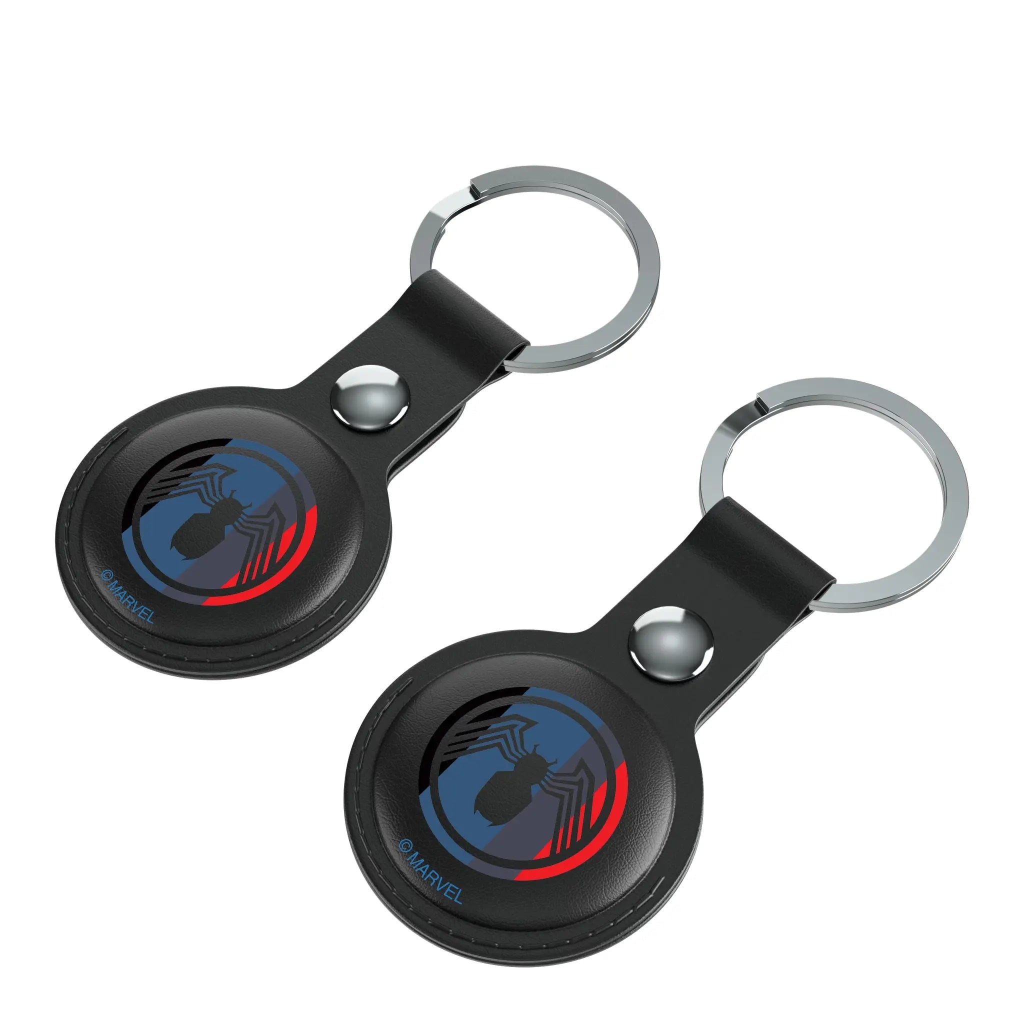 Marvel Venom Sigil AirTag Black Airtag Holder 2-Pack - Isometric View