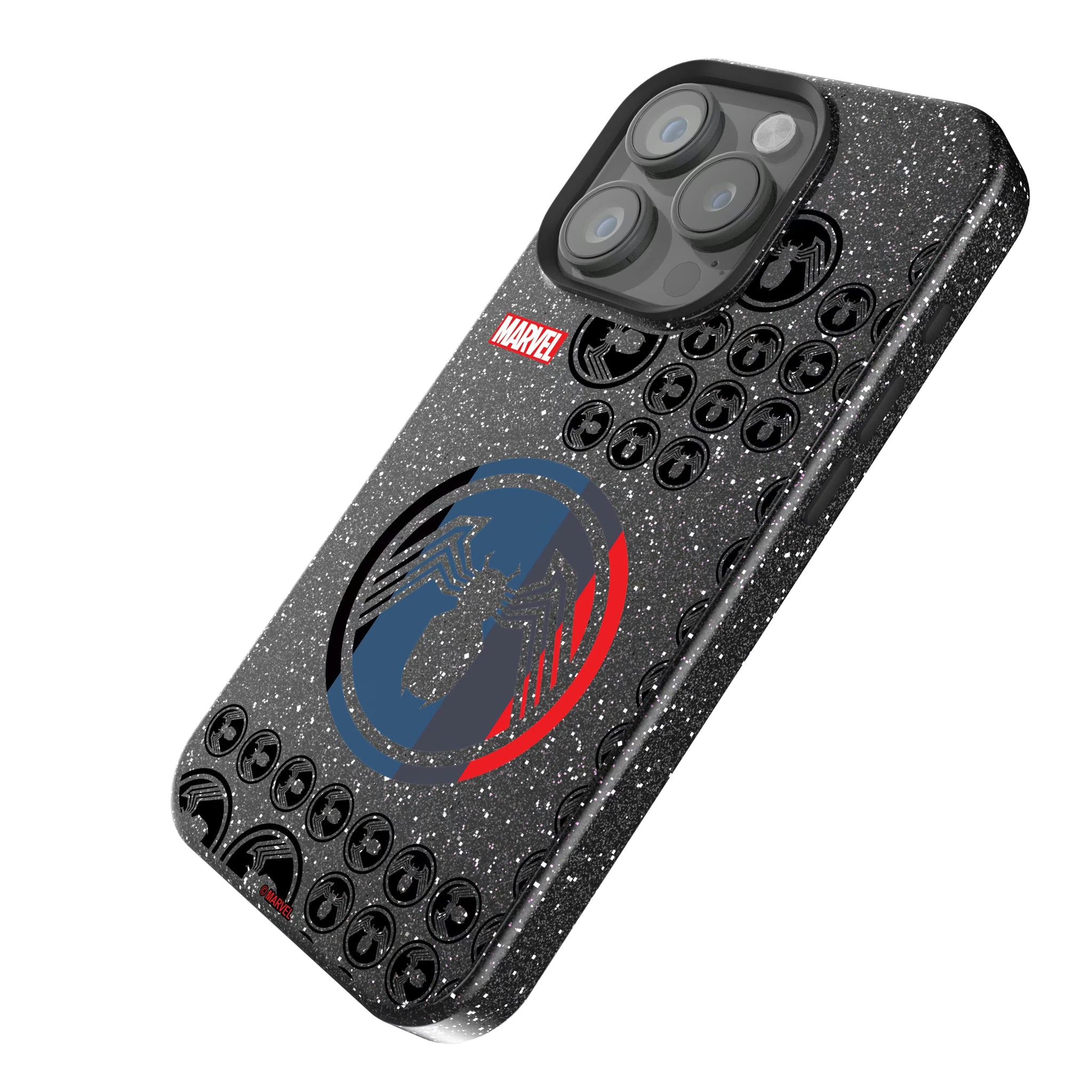 Marvel Venom Sigil iPhone Bling Phone Case for Apple iPhone - Isometric View