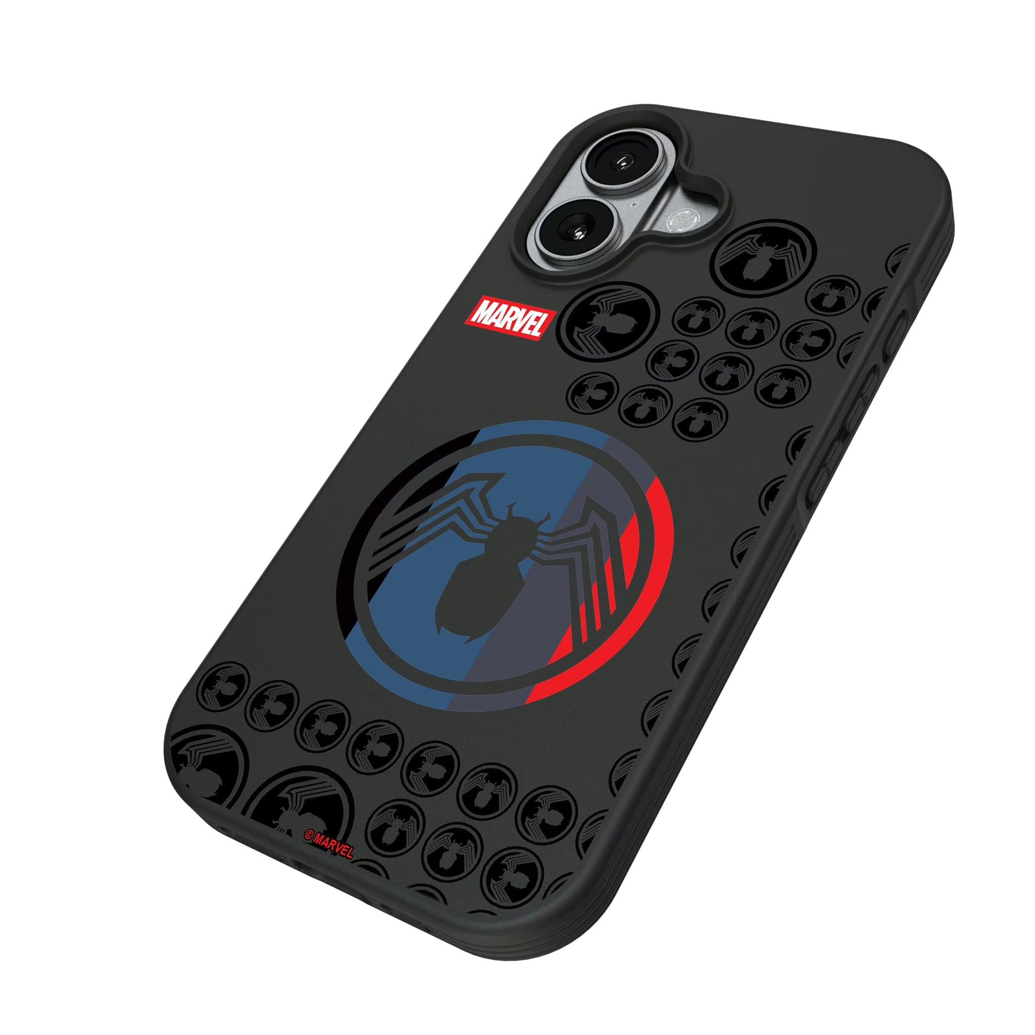 Marvel Venom Sigil iPhone Bump Phone Case for Apple iPhone - Isometric View#Device_iPhone 17
