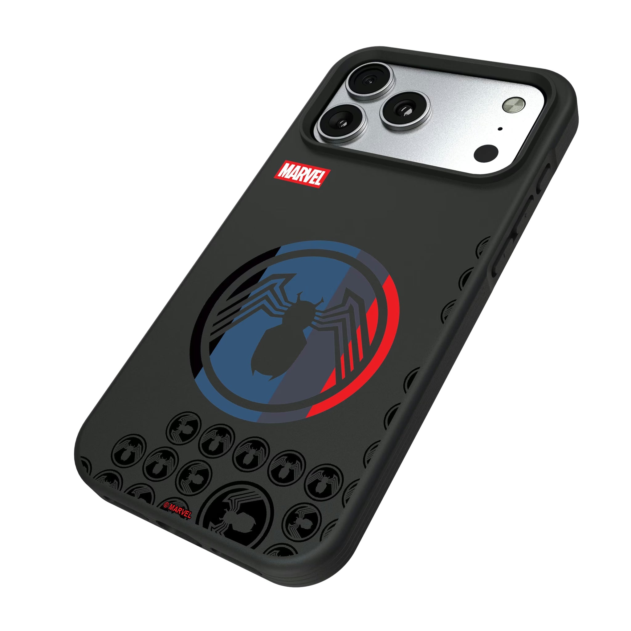 Marvel Venom Sigil iPhone Bump Phone Case for Apple iPhone - Isometric View#Device_iPhone 17 Pro Max