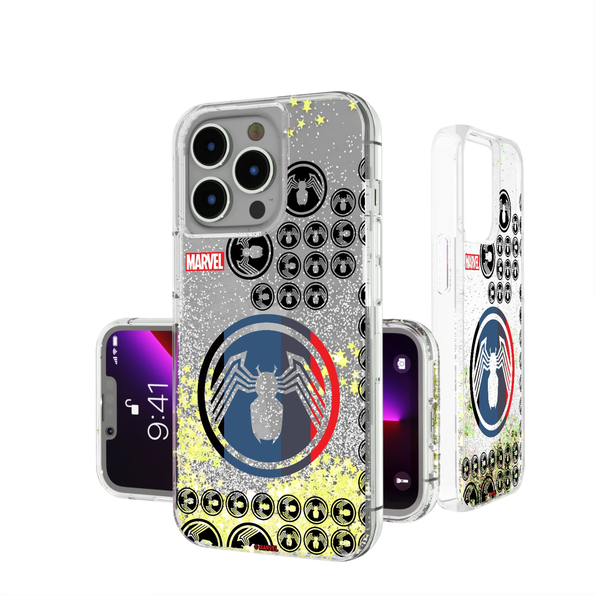 Marvel Venom Sigil iPhone Glitter Phone Case for Apple iPhone