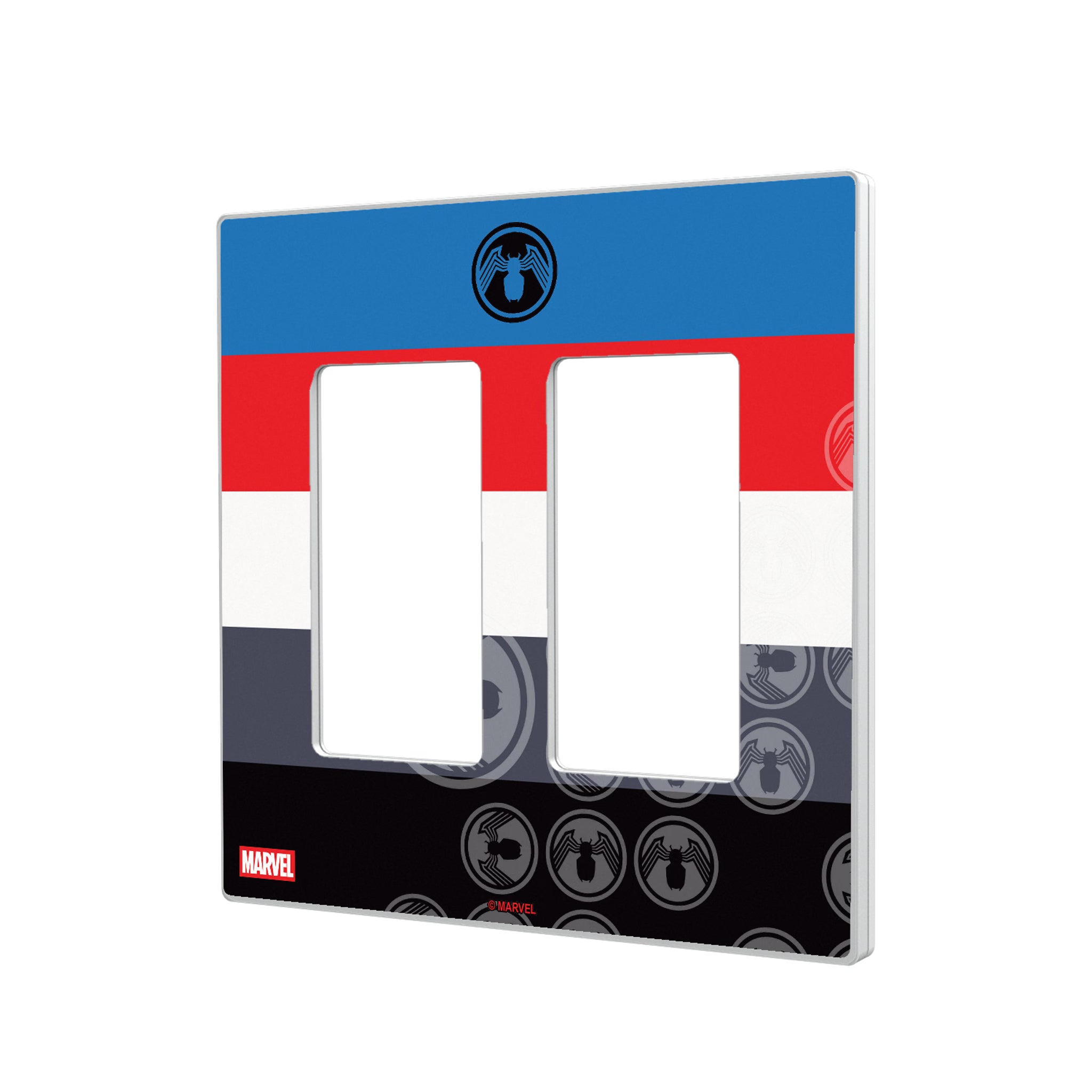 Marvel Venom Sigil Hidden-Screw Light Switch Plate#Style_Double Rocker