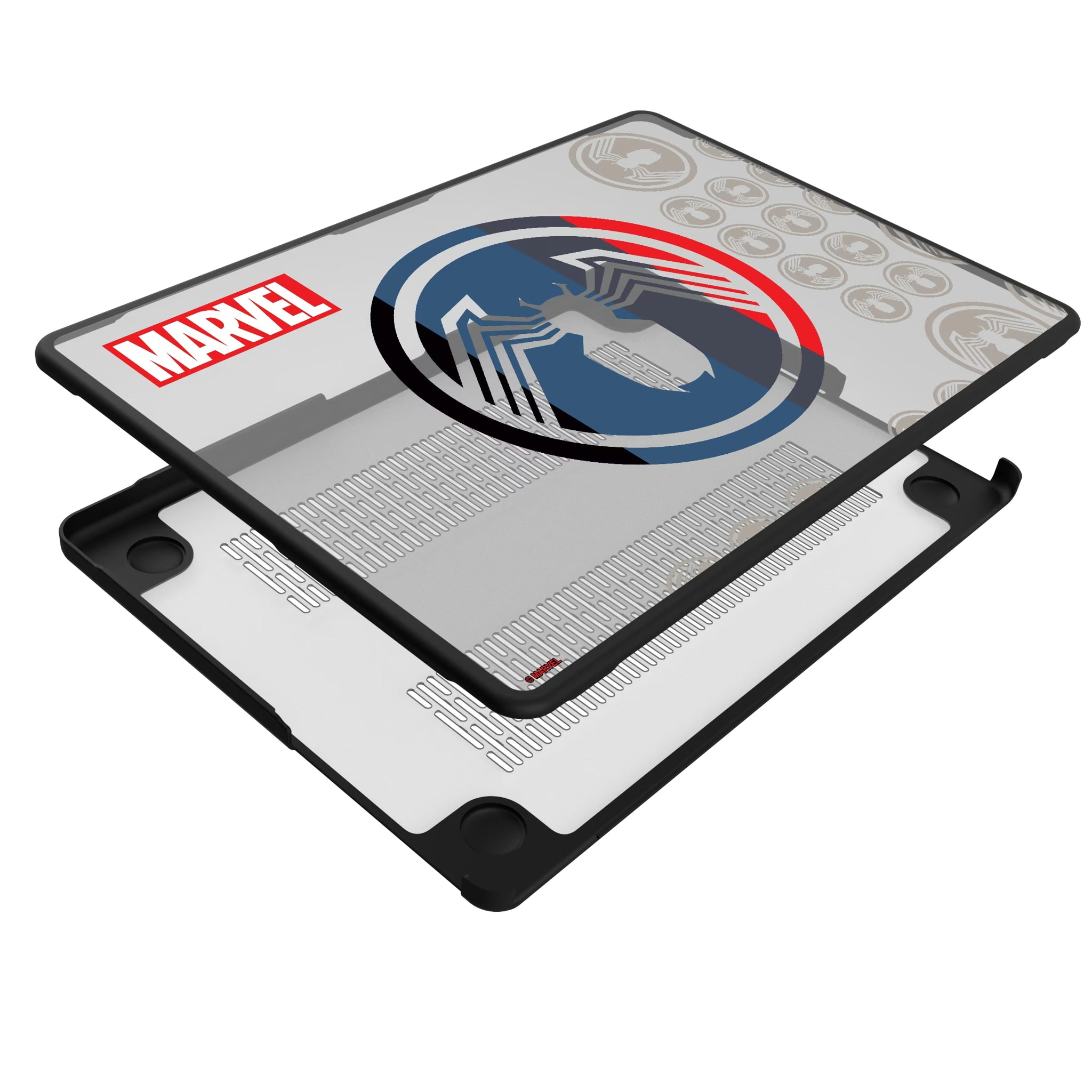 Marvel Venom Sigil MacBook Laptop Case for Apple MacBook - Isometric View#Device_MacBook Pro (14-inch, 2021) / MacBook Pro (14-inch, 2023) / MacBook Pro (14-inch, 2024)