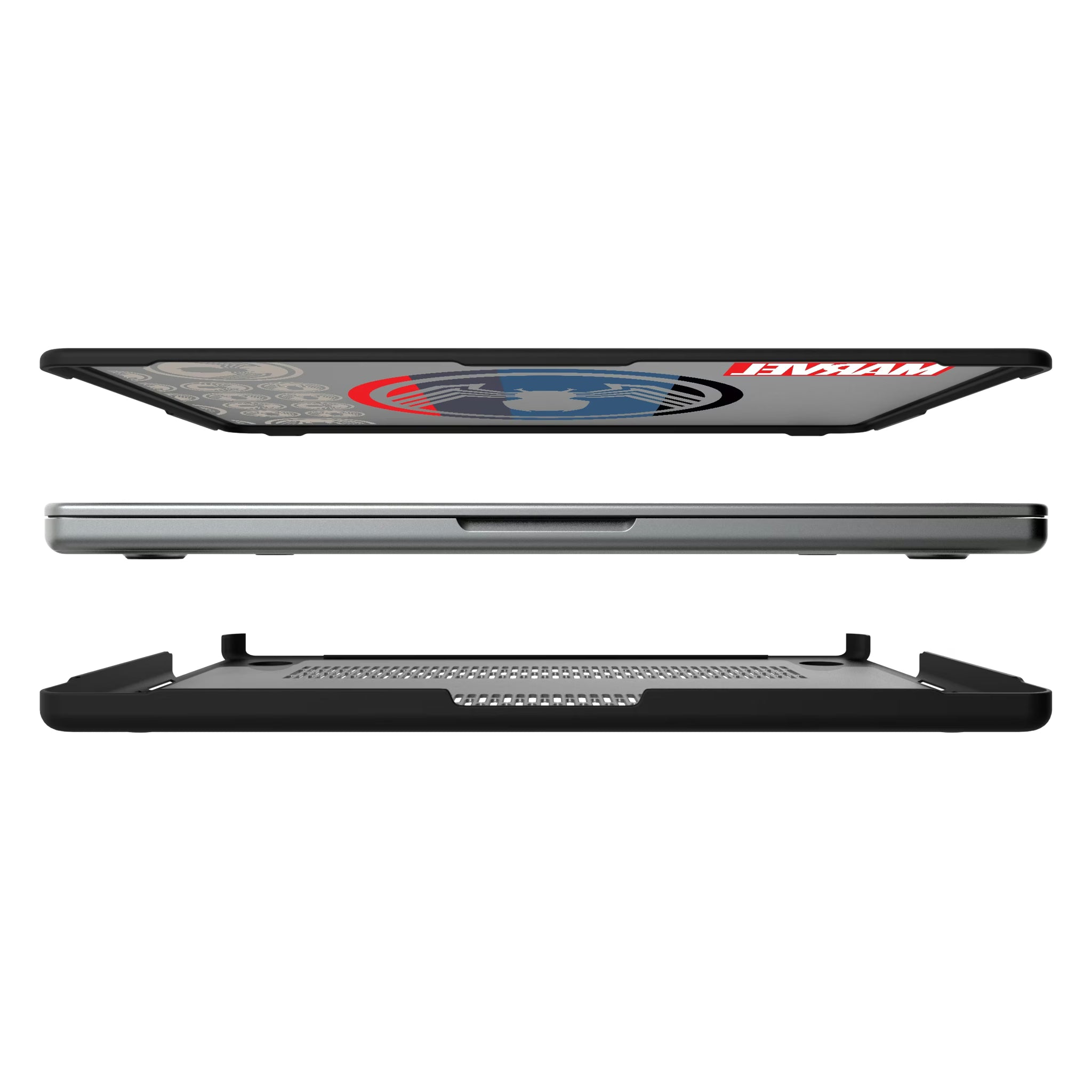 Marvel Venom Sigil MacBook Laptop Case for Apple MacBook#Device_MacBook Pro (14-inch, 2021) / MacBook Pro (14-inch, 2023) / MacBook Pro (14-inch, 2024)