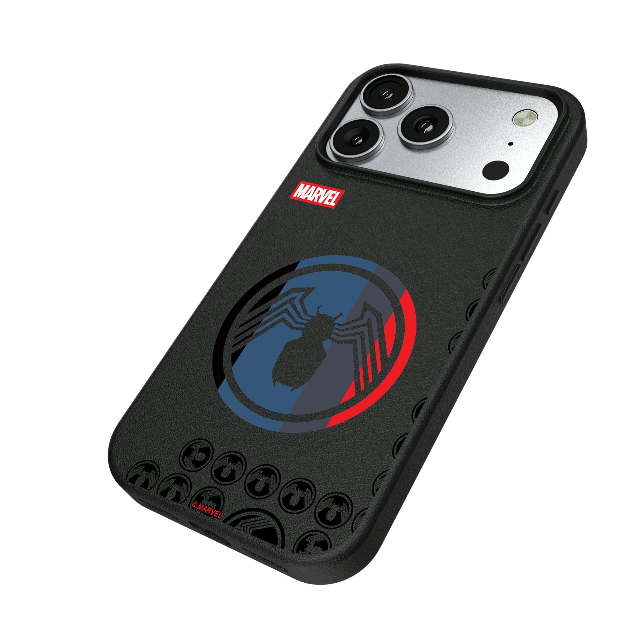 Marvel Venom Sigil iPhone MagSafe Compatible Phone Case for Apple iPhone - Isometric View#Device_iPhone 17 Pro