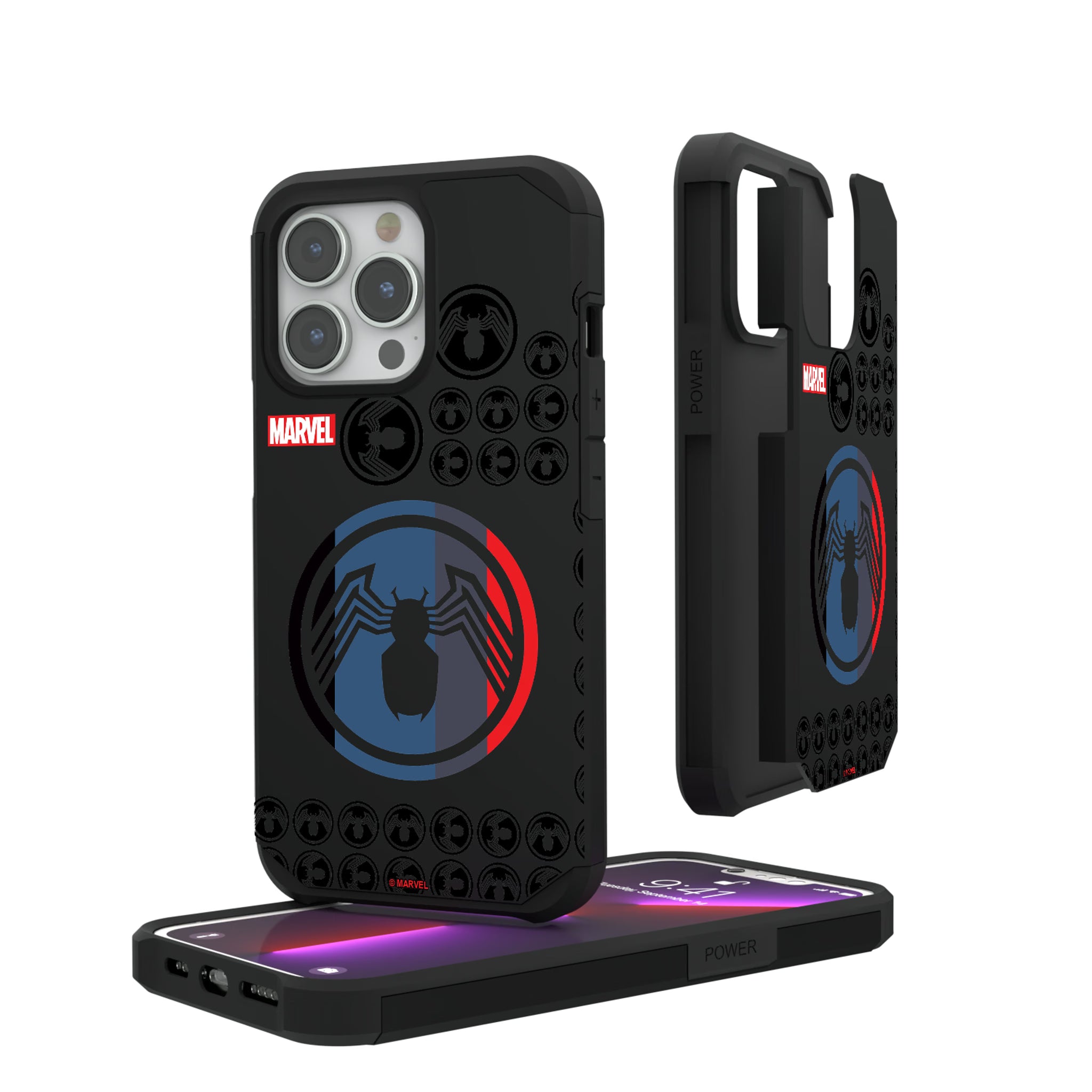 Marvel Venom Sigil iPhone Rugged Phone Case for Apple iPhone#Device_iPhone 13 Pro