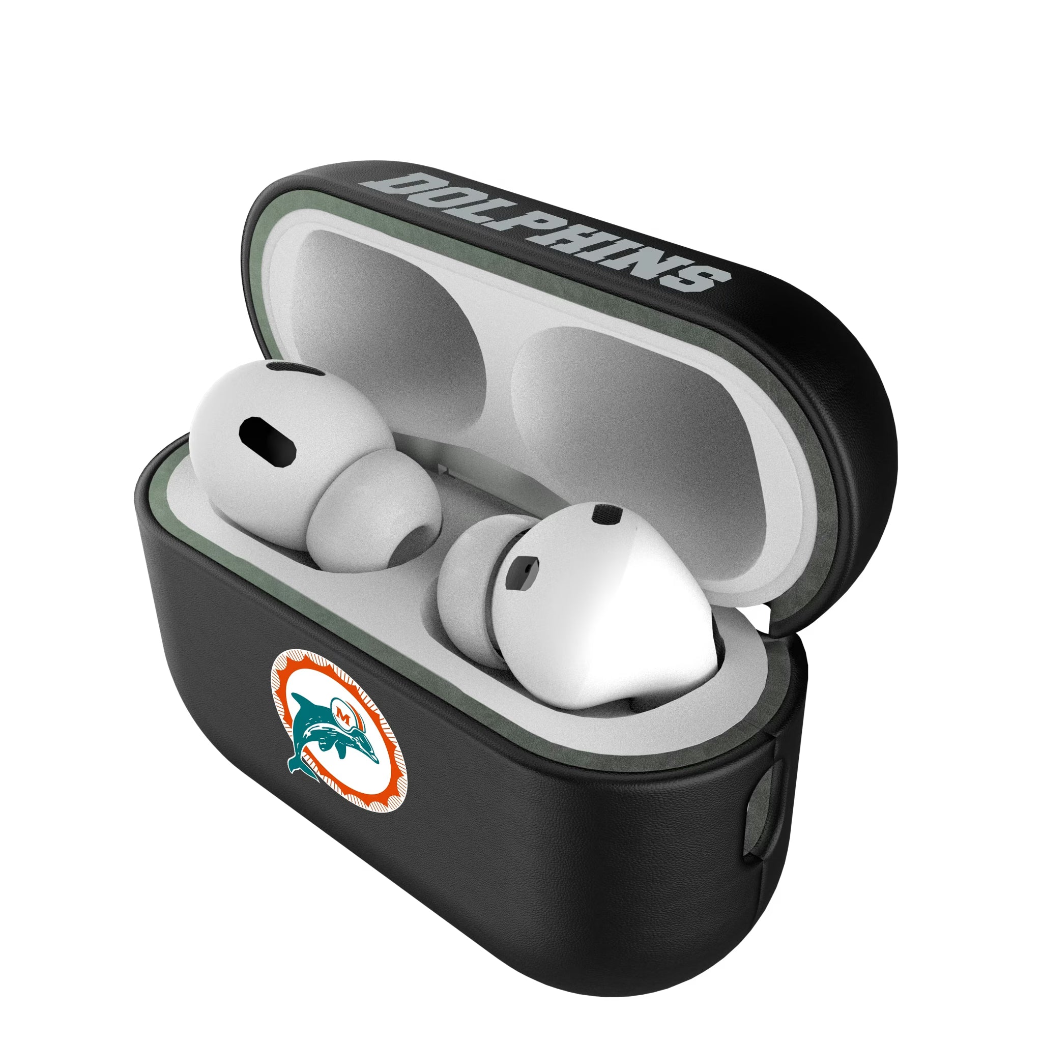 Miami Dolphins 1966-1973 Historic Collection Insignia AirPods AirPod Case Cover#Device_AirPods Pro 2nd Gen