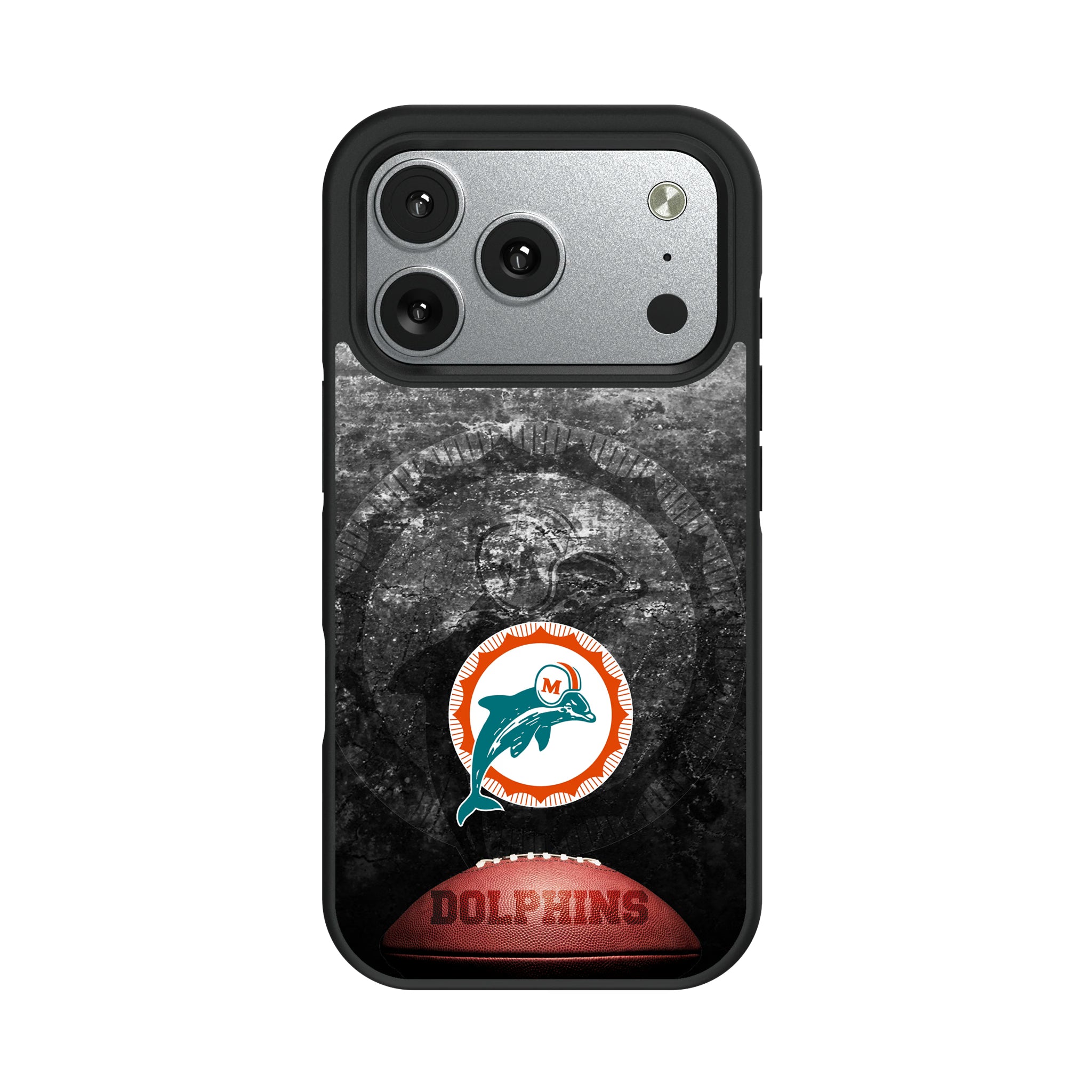 Miami Dolphins 1966-1973 Historic Collection Legendary iPhone Bump Phone Case for Apple iPhone#Device_iPhone 17 Pro