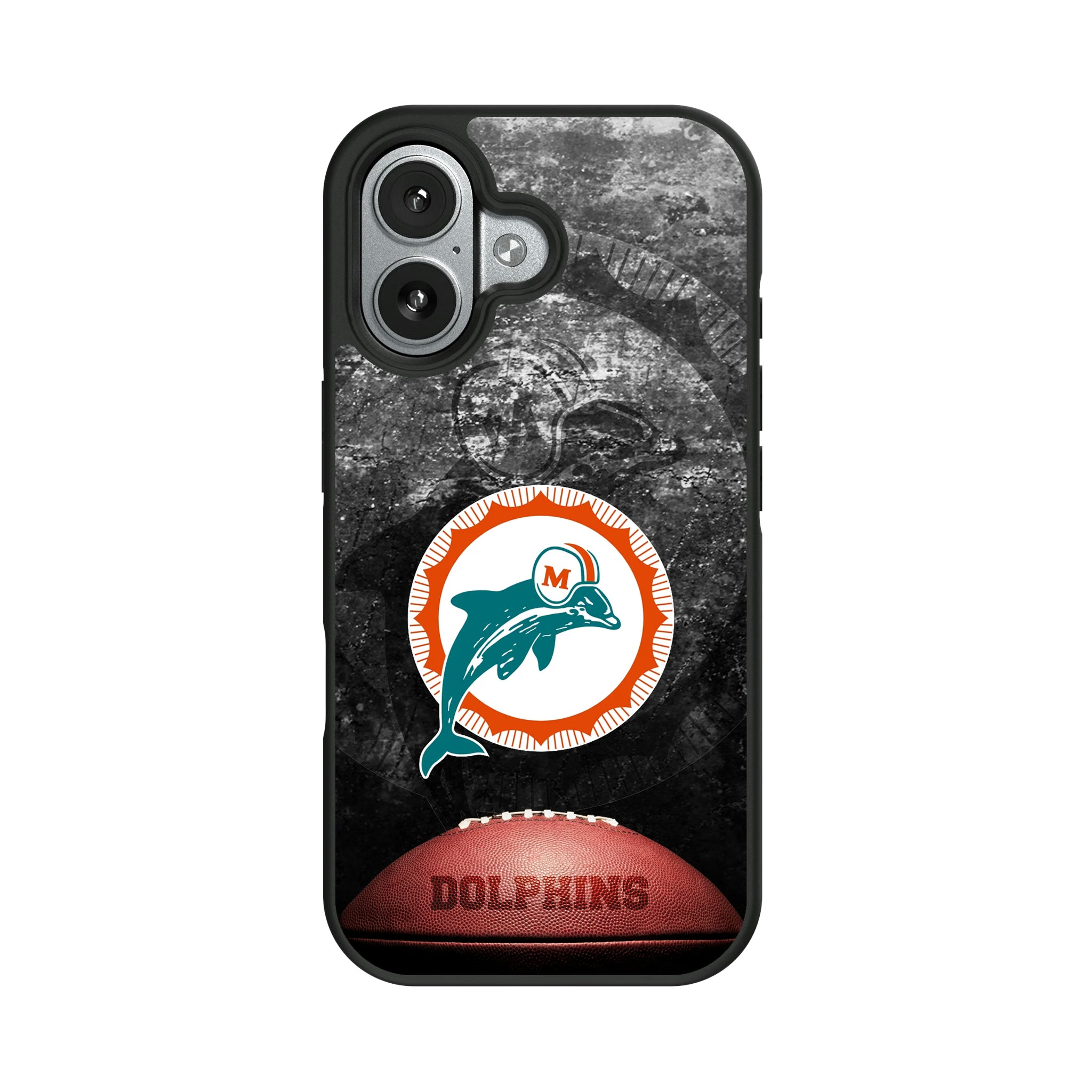 Miami Dolphins 1966-1973 Historic Collection Legendary iPhone Bump Phone Case for Apple iPhone#Device_iPhone 17