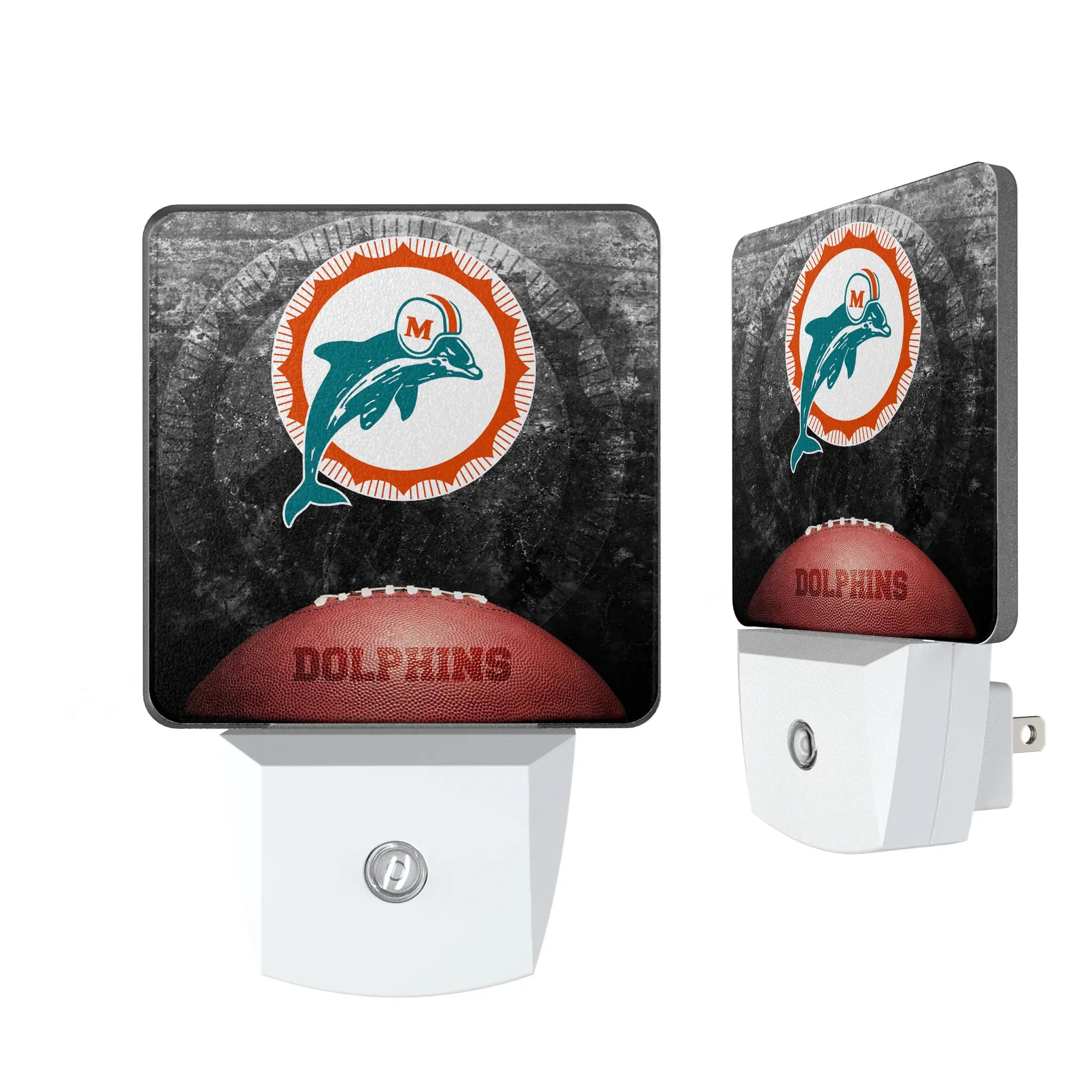 Miami Dolphins 1966-1973 Historic Collection Legendary Night Light 2-Pack