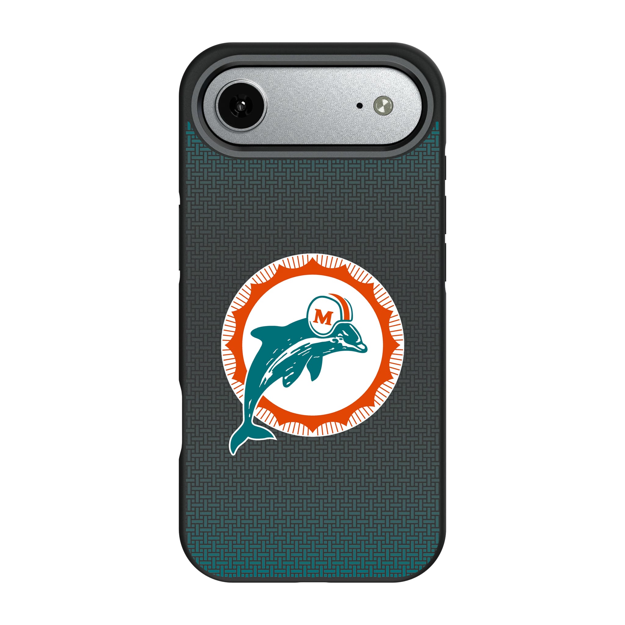 Miami Dolphins 1966-1973 Historic Collection Linen iPhone Bump Phone Case for Apple iPhone#Device_iPhone Air