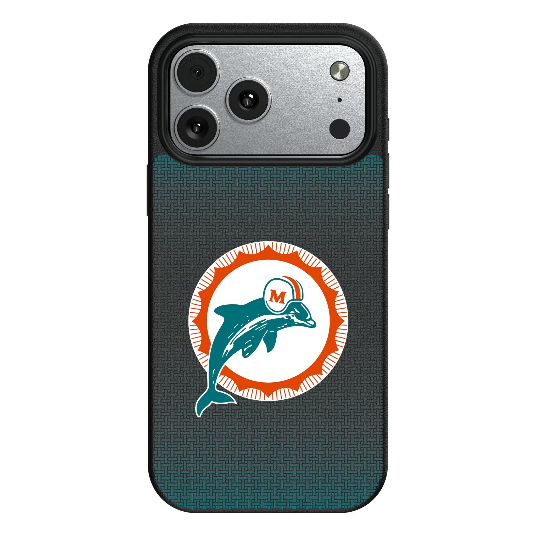 Miami Dolphins 1966-1973 Historic Collection Linen iPhone MagSafe Compatible Phone Case for Apple iPhone#Device_iPhone 17 Pro Max