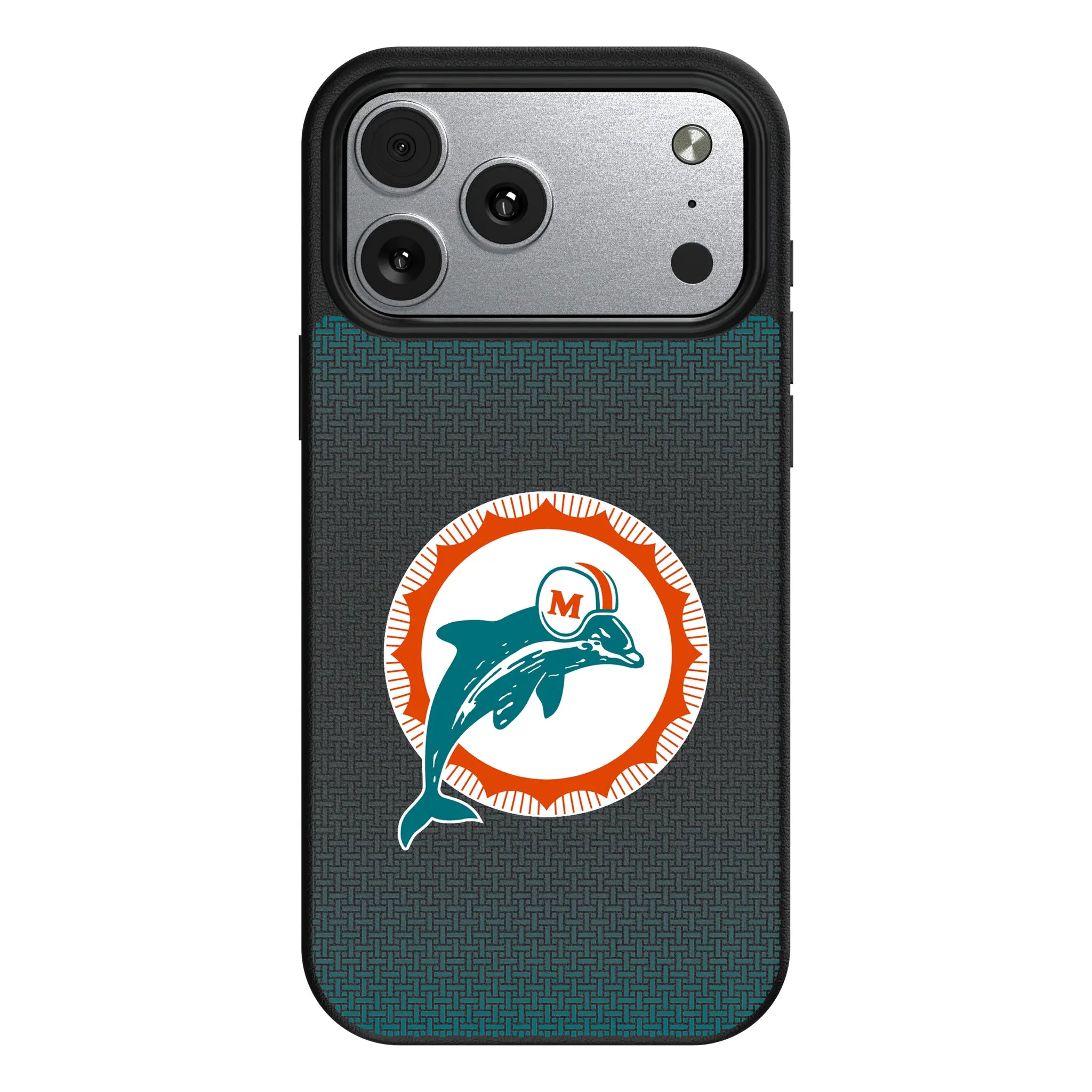 Miami Dolphins 1966-1973 Historic Collection Linen iPhone MagSafe Compatible Phone Case for Apple iPhone#Device_iPhone 17 Pro Max