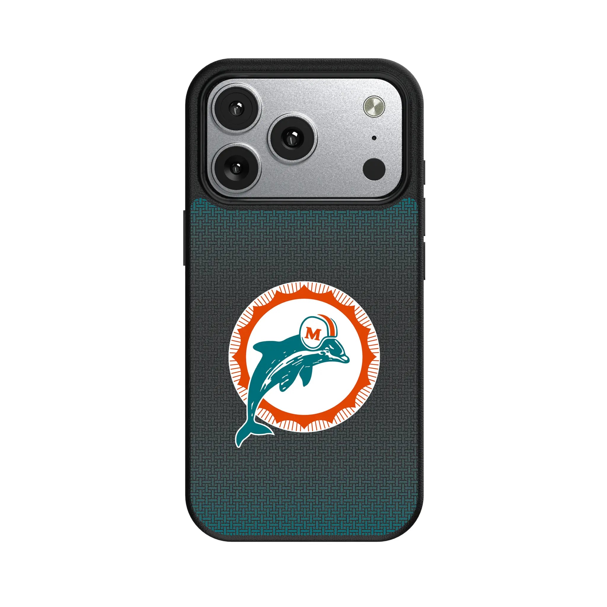 Miami Dolphins 1966-1973 Historic Collection Linen iPhone MagSafe Compatible Phone Case for Apple iPhone#Device_iPhone 17 Pro