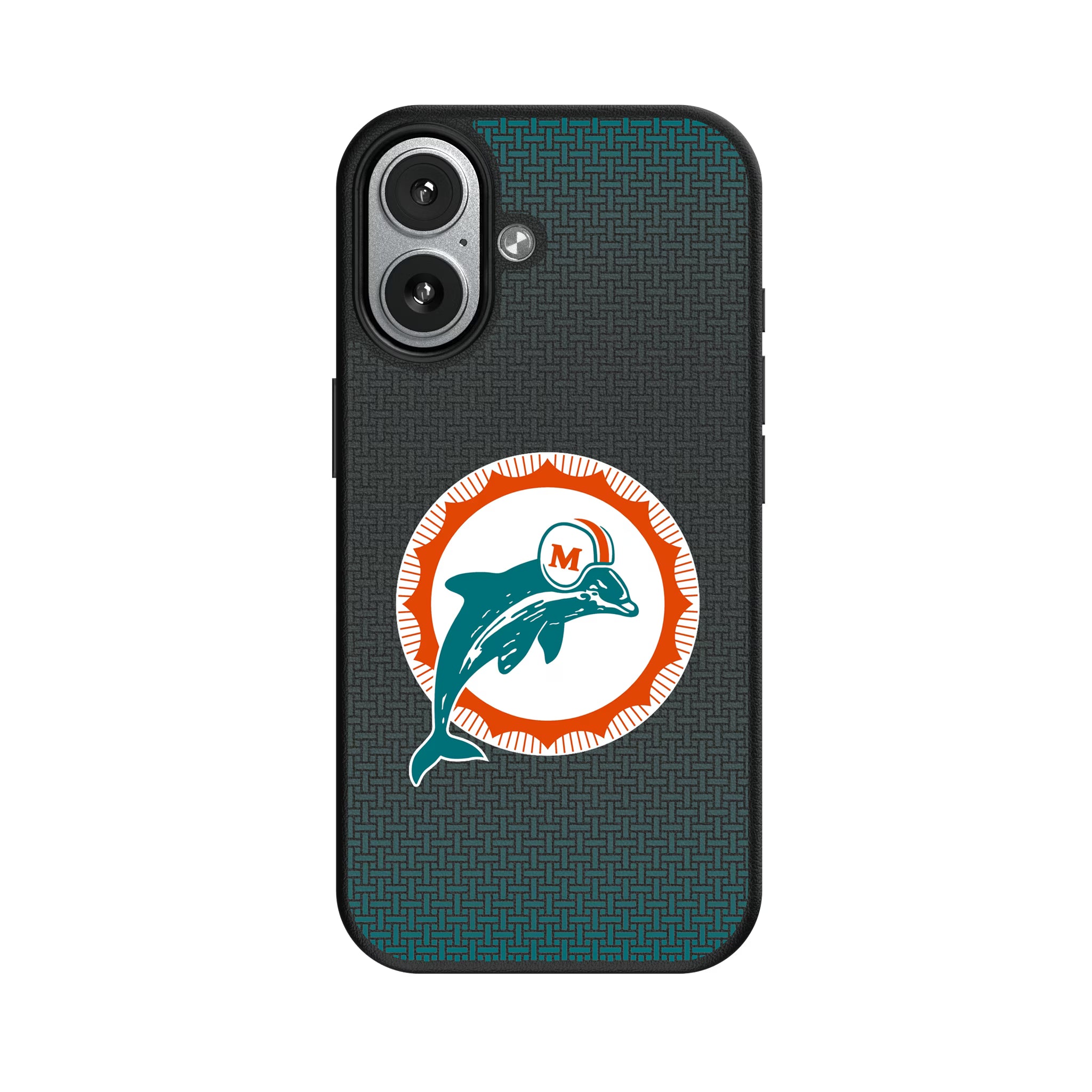 Miami Dolphins 1966-1973 Historic Collection Linen iPhone MagSafe Compatible Phone Case for Apple iPhone#Device_iPhone 17