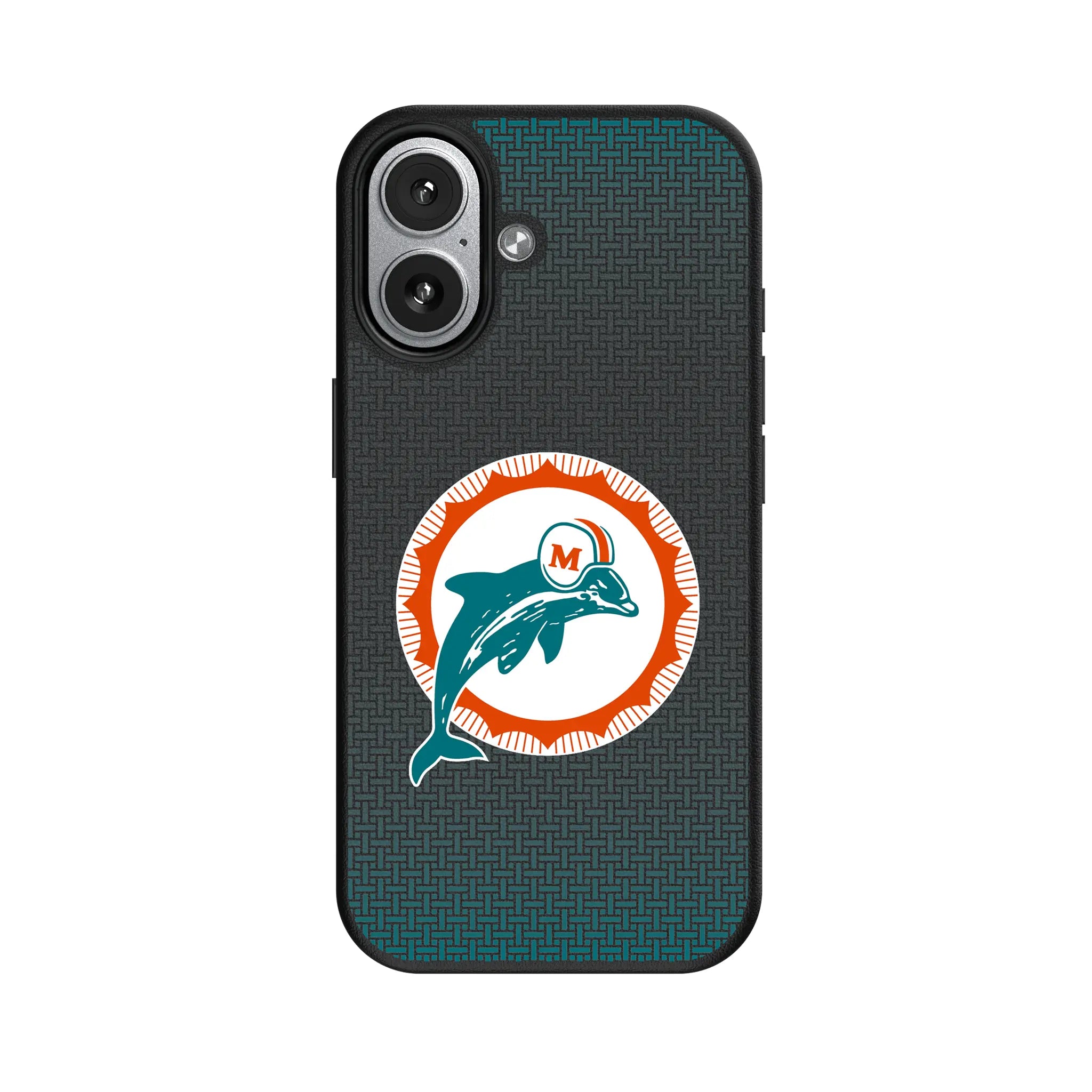 Miami Dolphins 1966-1973 Historic Collection Linen iPhone MagSafe Compatible Phone Case for Apple iPhone#Device_iPhone 17