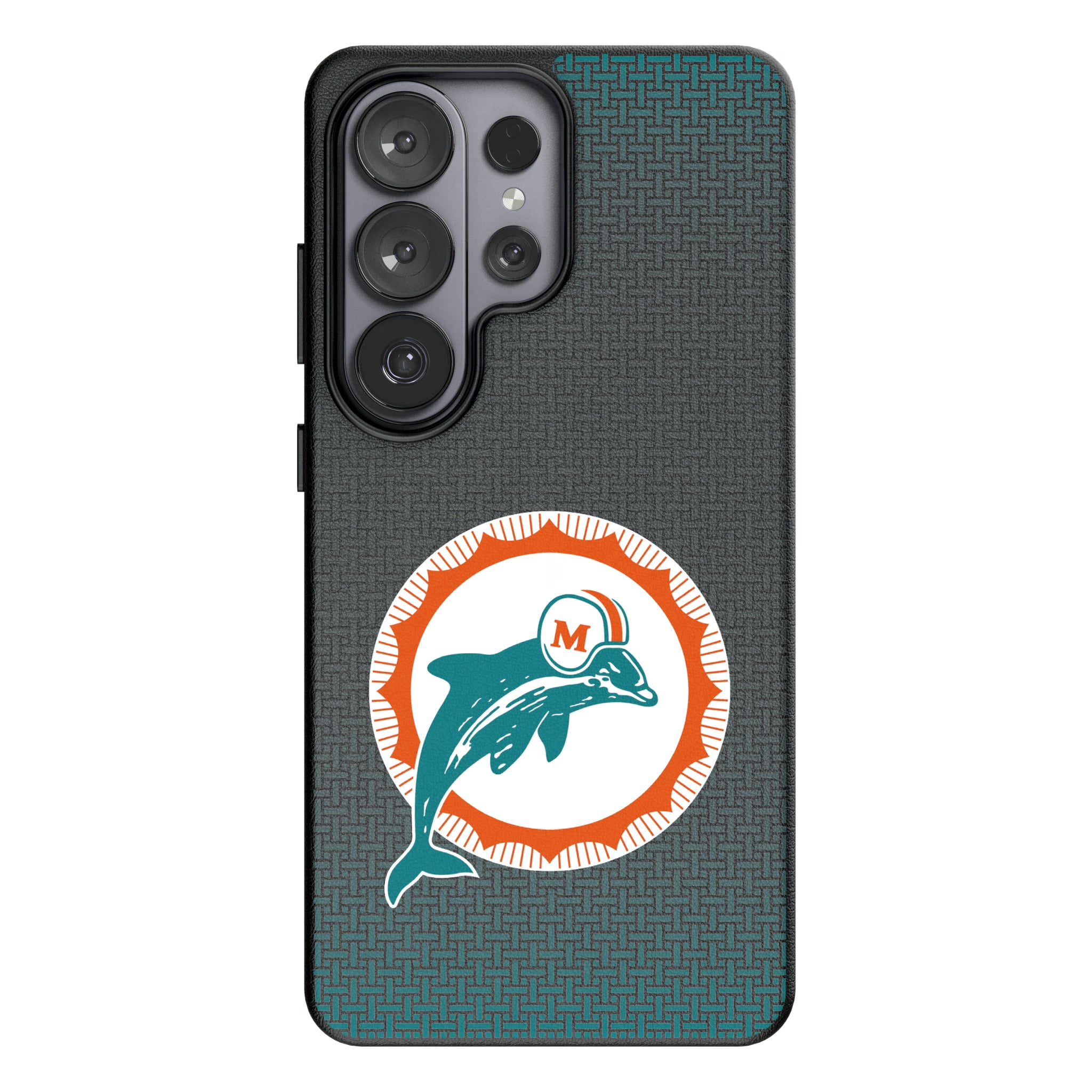 Miami Dolphins 1966-1973 Historic Collection Linen Galaxy MagSafe Compatible Phone Case for Samsung Galaxy#Device_Galaxy S26 Ultra