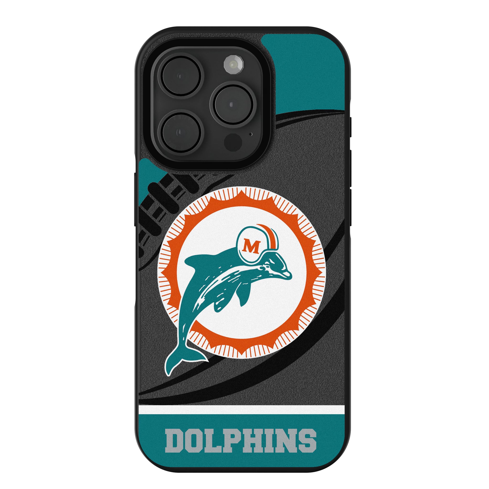 Miami Dolphins 1966-1973 Historic Collection Passtime iPhone Bump Phone Case for Apple iPhone
