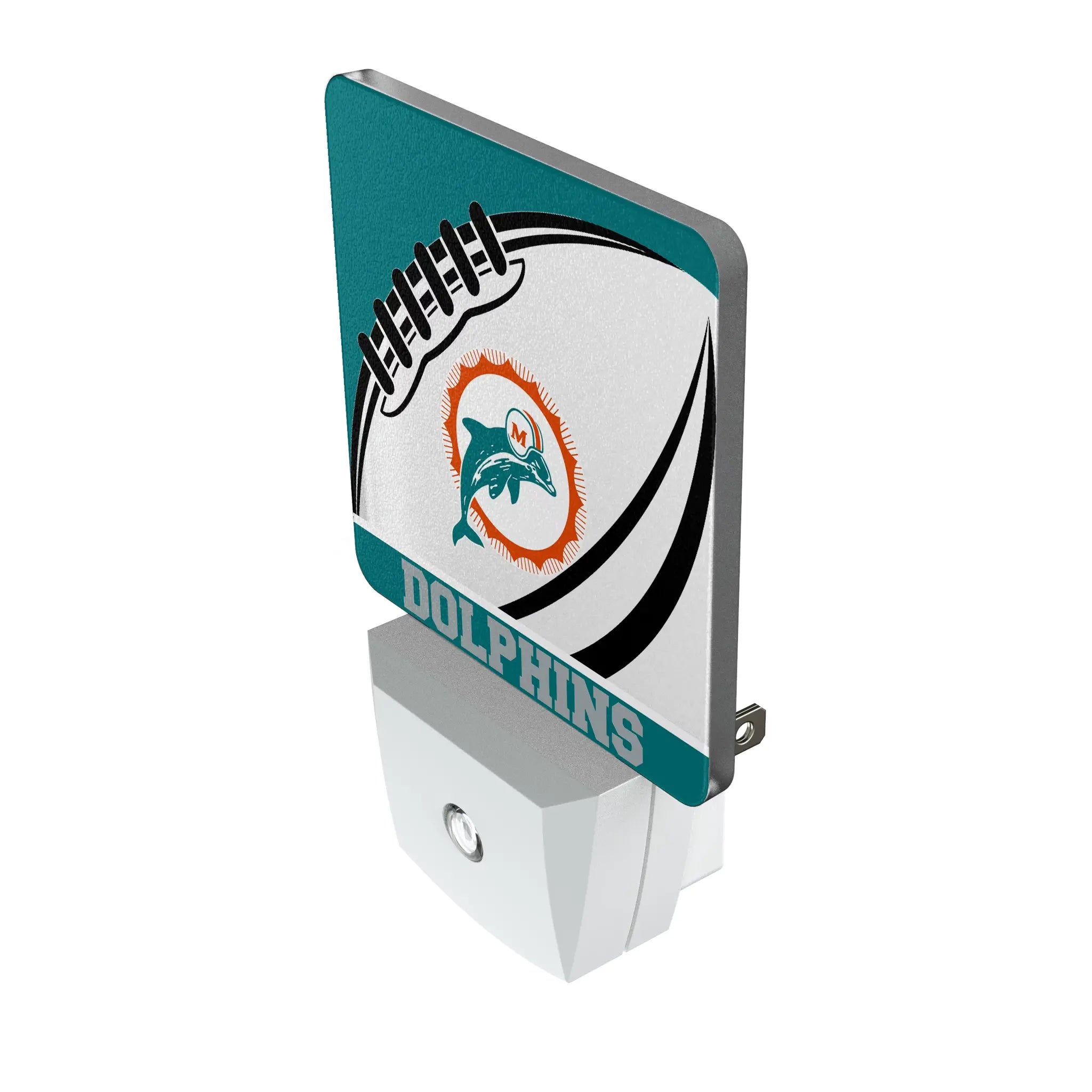 Miami Dolphins 1966-1973 Historic Collection Passtime Night Light 2-Pack - Isometric View