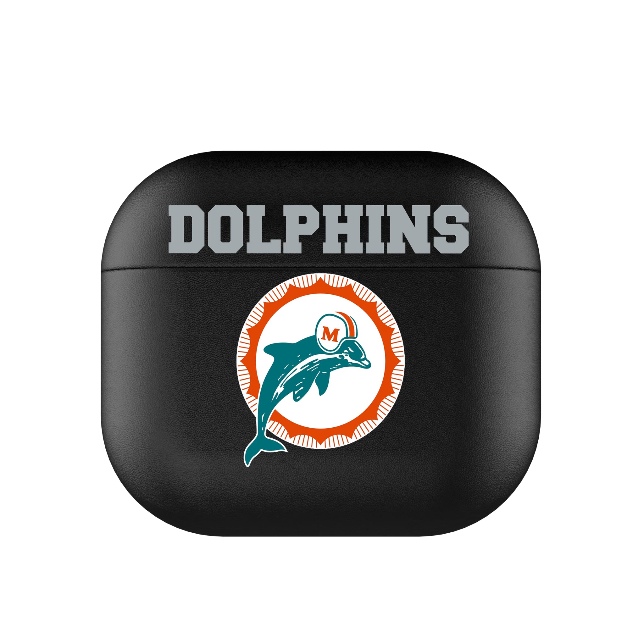 Miami Dolphins 1966-1973 Historic Collection Personalized Insignia AirPods AirPod Case Cover#Device_AirPods 3rd Gen