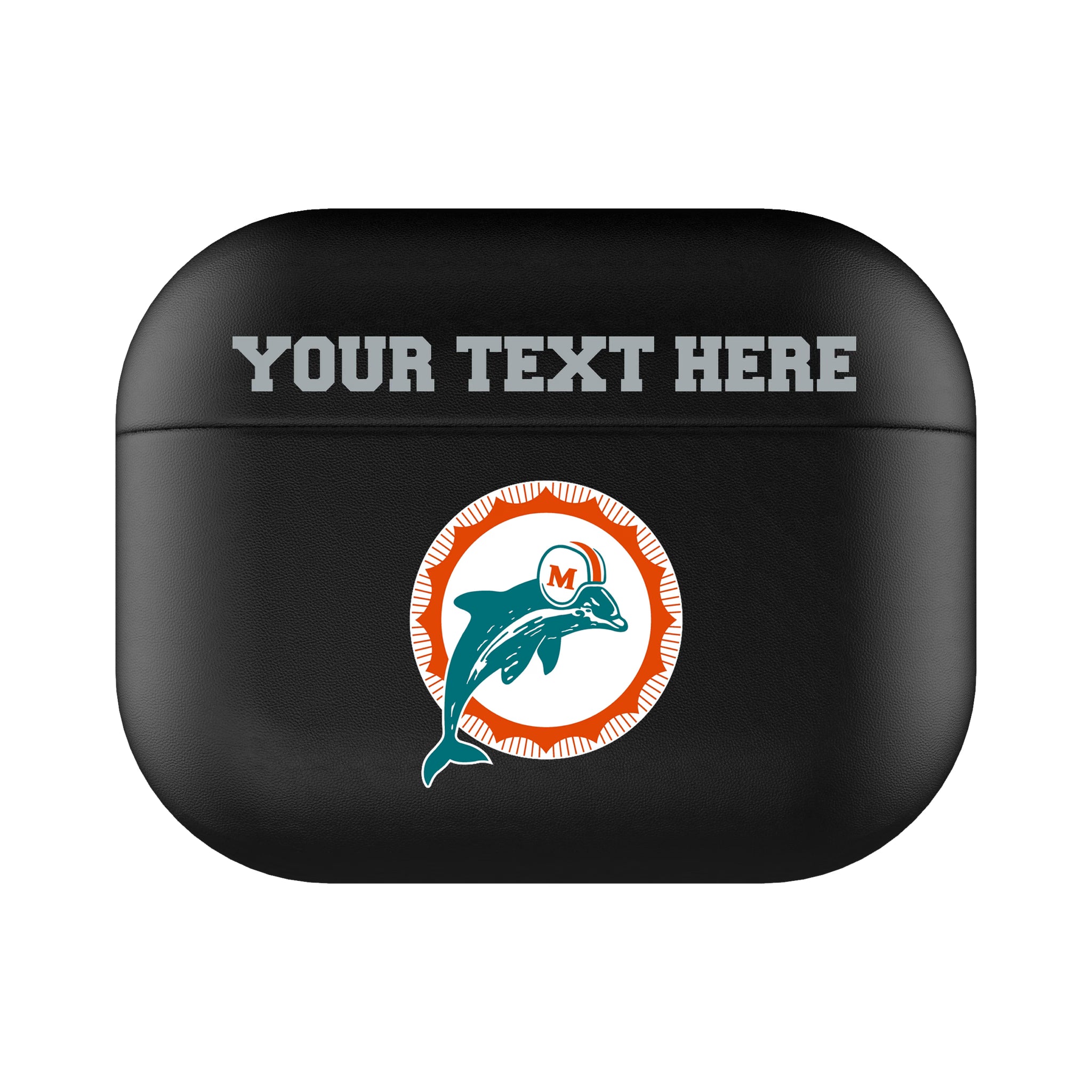 Miami Dolphins 1966-1973 Historic Collection Personalized Insignia AirPods AirPod Case Cover#Device_AirPods Pro 3