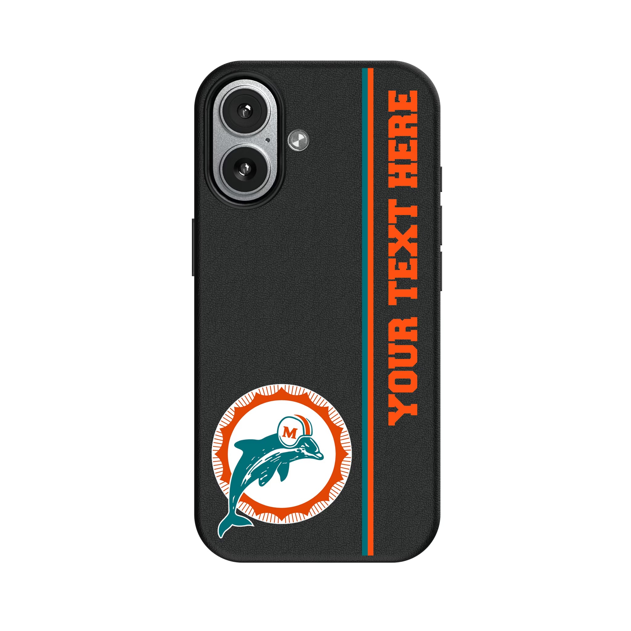 Miami Dolphins 1966-1973 Historic Collection Personalized Sidebard iPhone MagSafe Compatible Phone Case for Apple iPhone#Device_iPhone 17