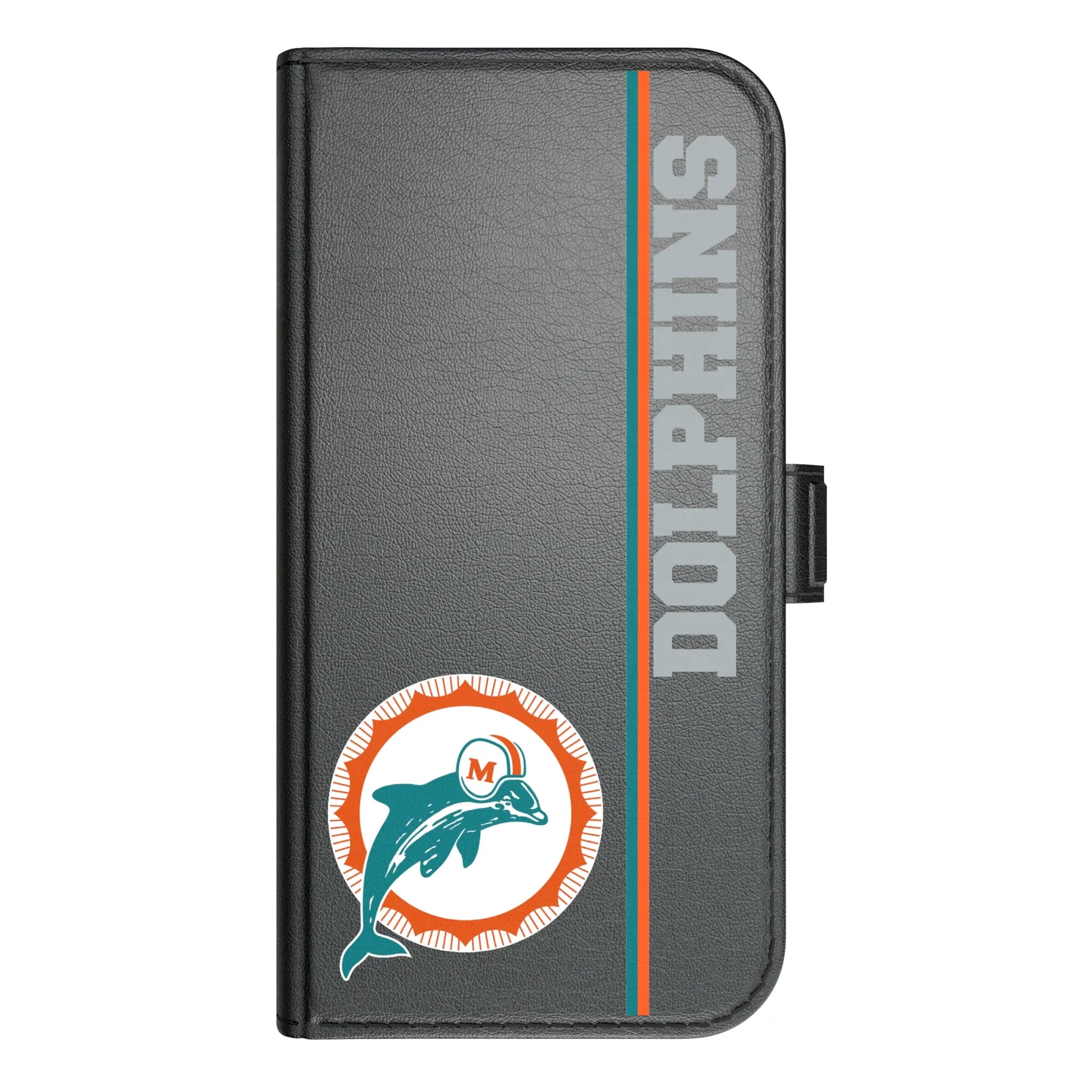 Miami Dolphins 1966-1973 Historic Collection Sidebar iPhone Folio Phone Case for Apple iPhone#Device_iPhone 17