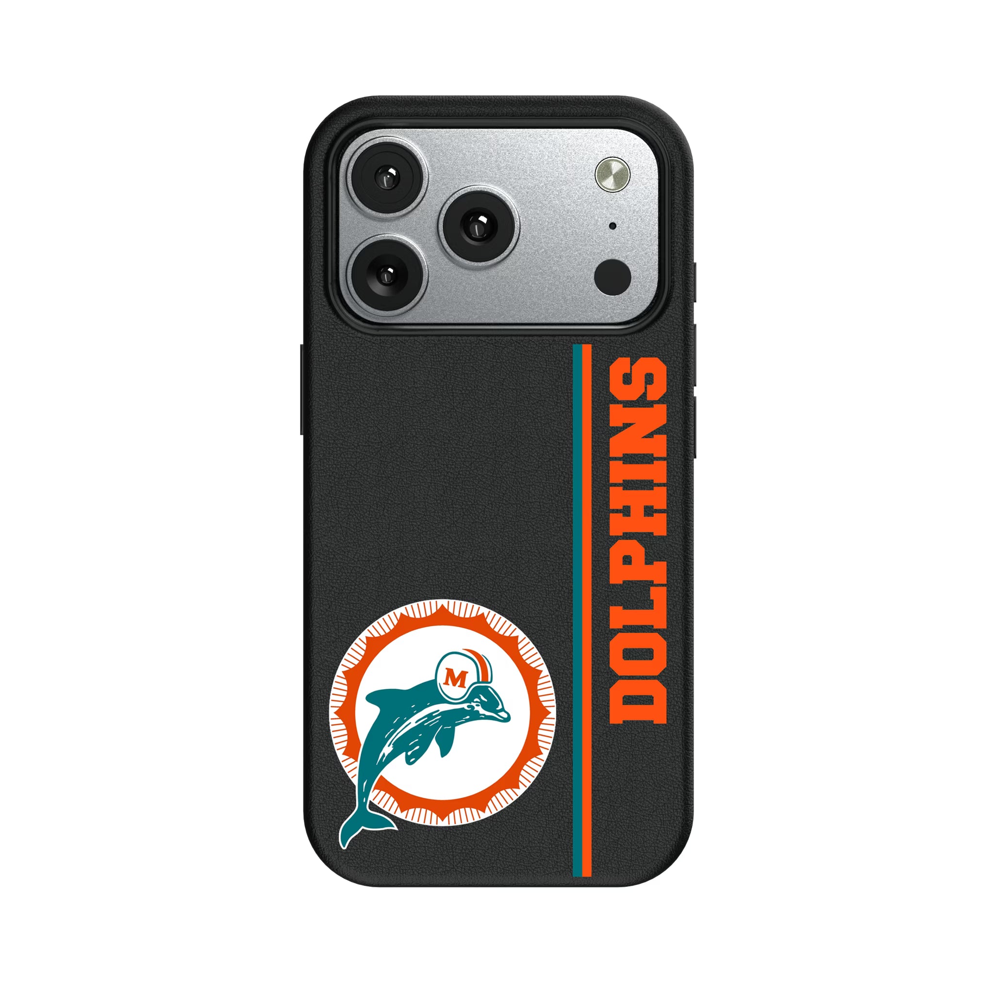 Miami Dolphins 1966-1973 Historic Collection Sidebar iPhone MagSafe Compatible Phone Case for Apple iPhone#Device_iPhone 17 Pro