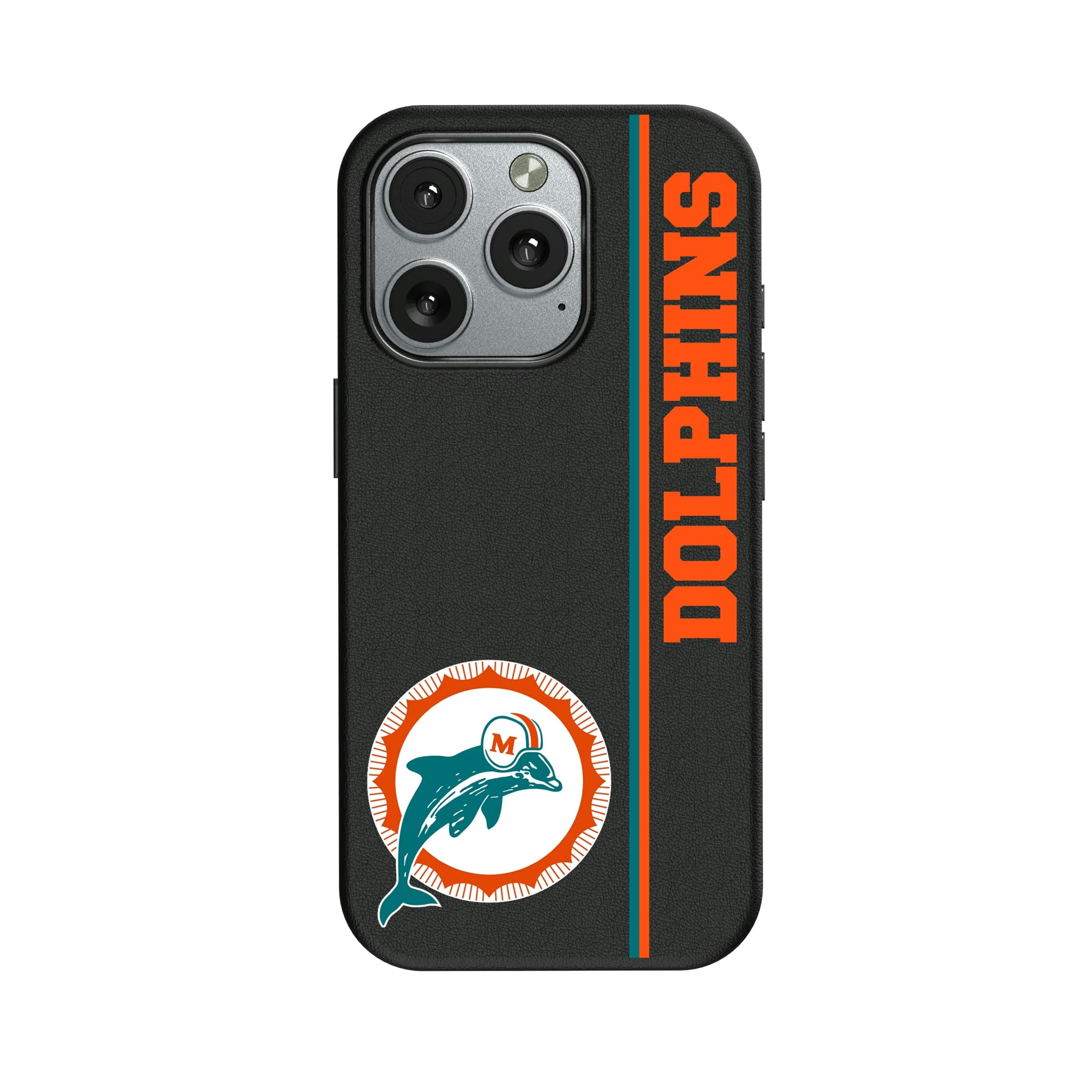 Miami Dolphins 1966-1973 Historic Collection Sidebar iPhone MagSafe Compatible Phone Case for Apple iPhone