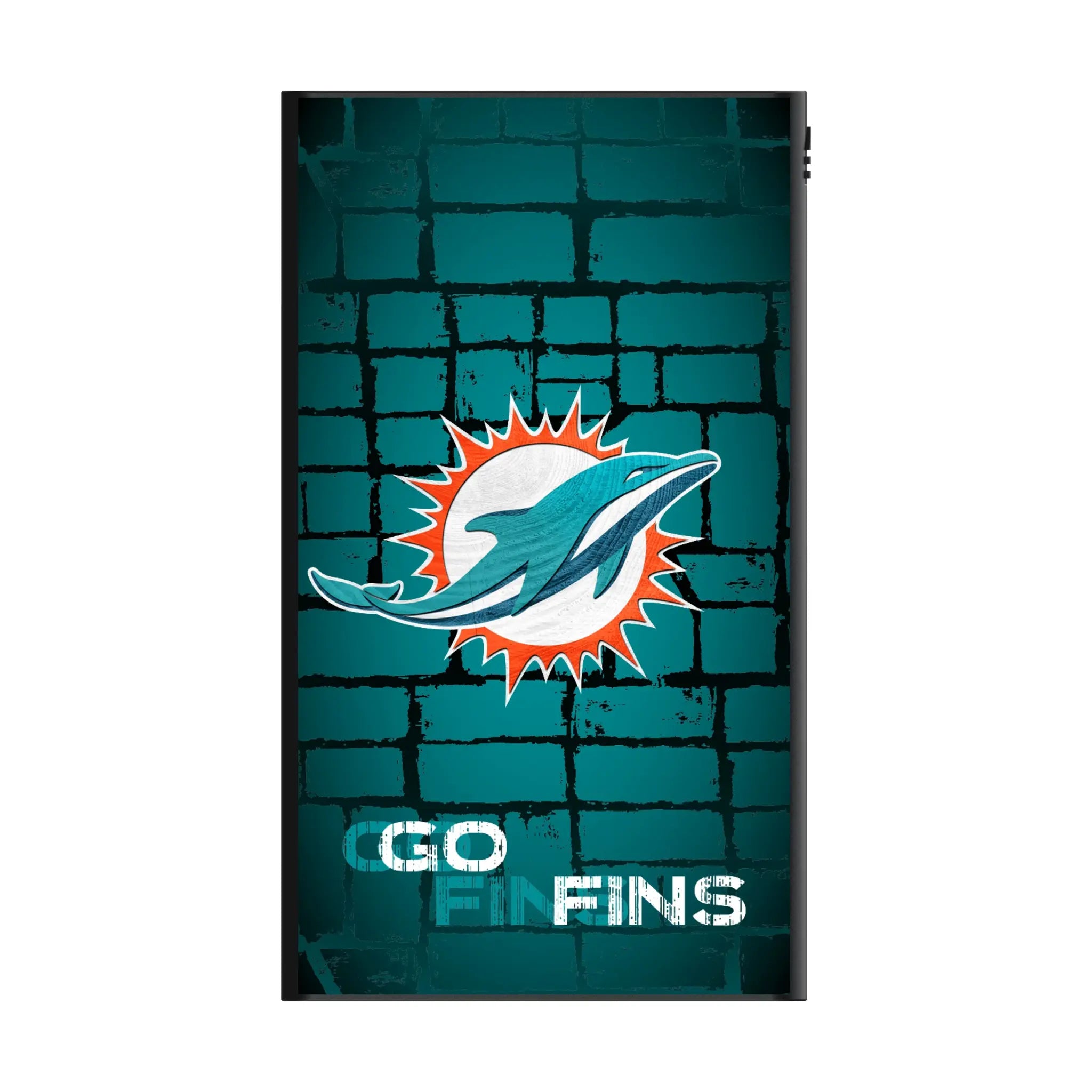 Miami Dolphins Brick 5000mAh Flat Power Bank