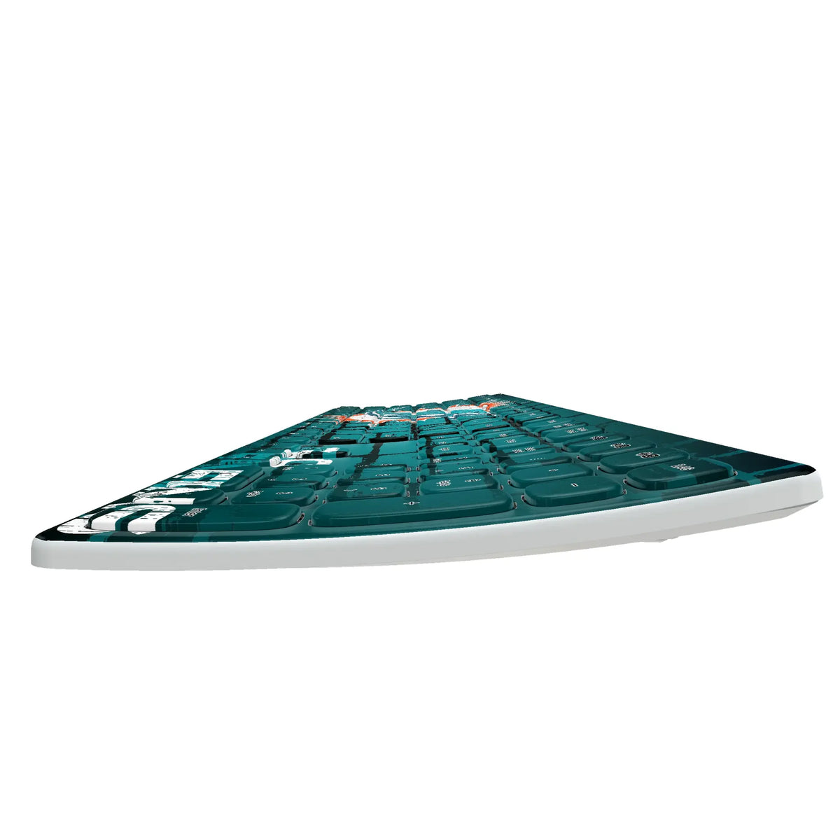 Miami Dolphins Brick KKB605 Curved Wireless Keyboard