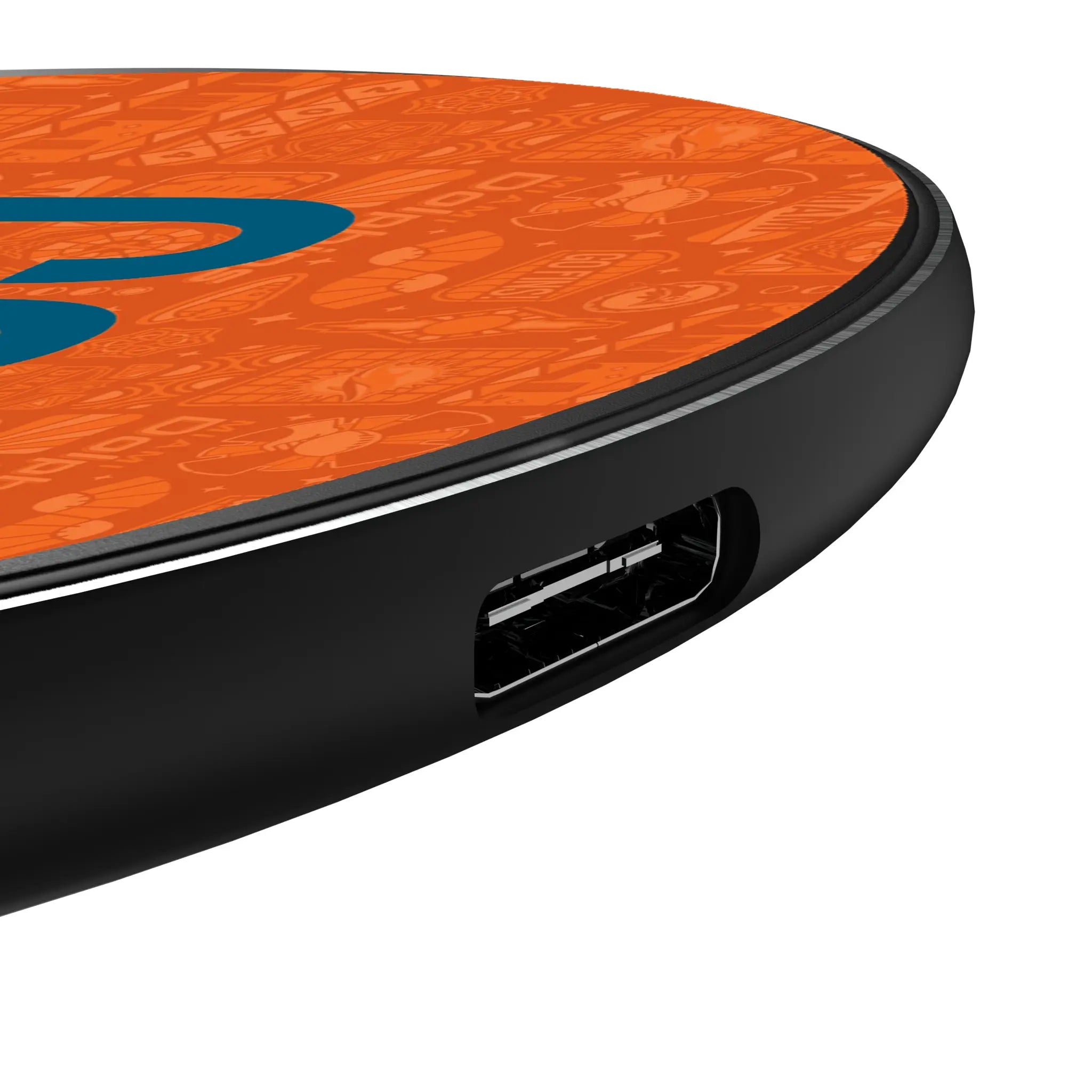 Miami Dolphins Deco 15-Watt Wireless Charger - Detail