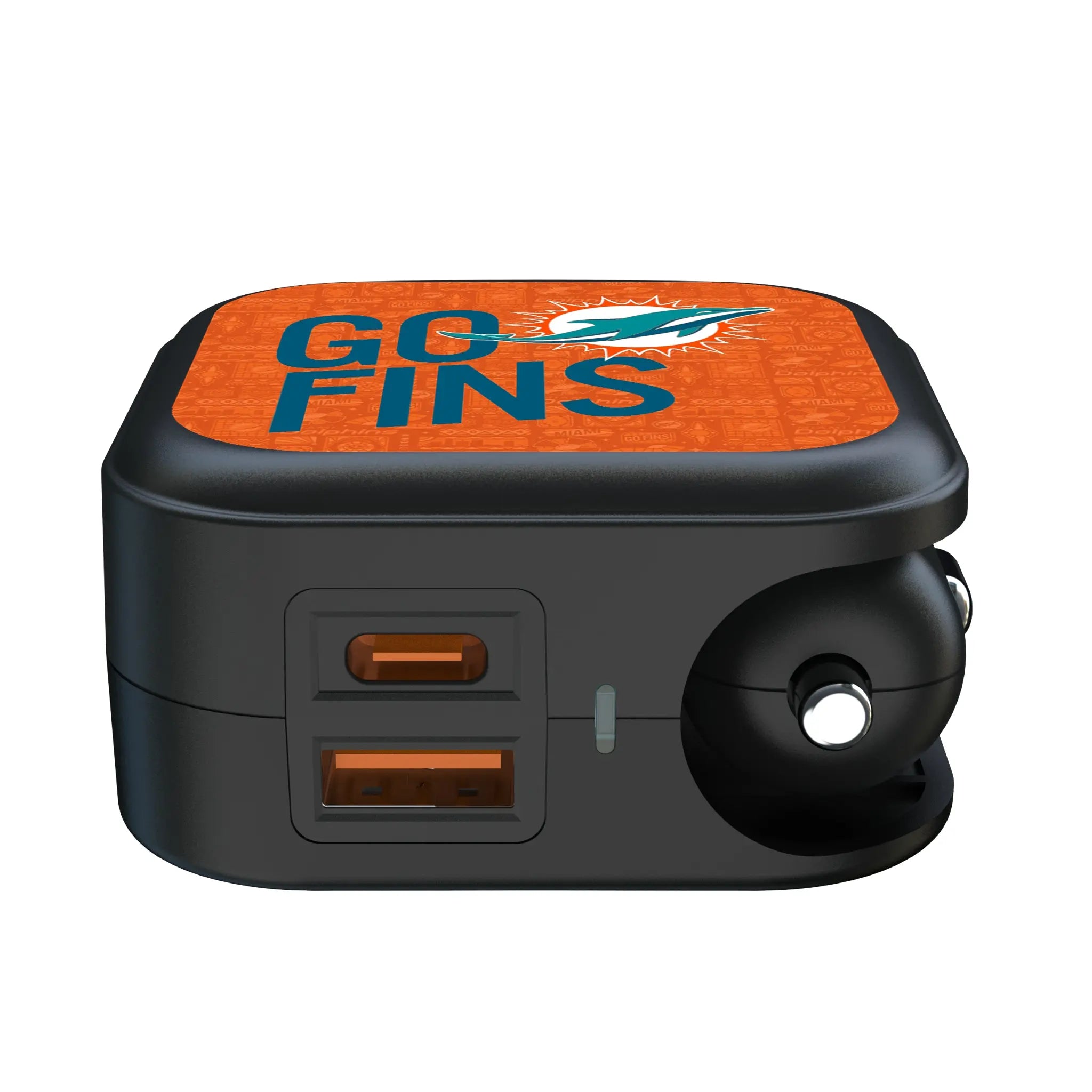Miami Dolphins Deco 2 in 1 USB A/C Charger