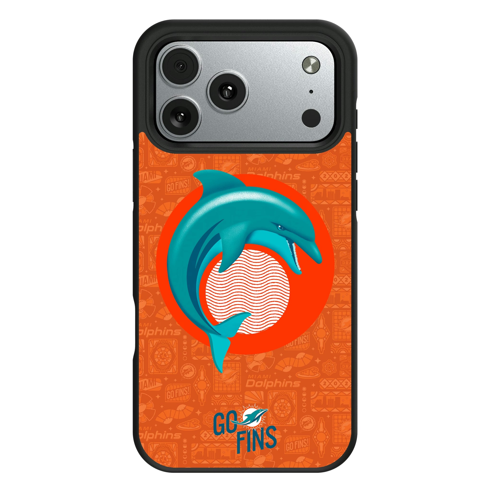 Miami Dolphins Deco iPhone Bump Phone Case for Apple iPhone#Device_iPhone 17 Pro Max
