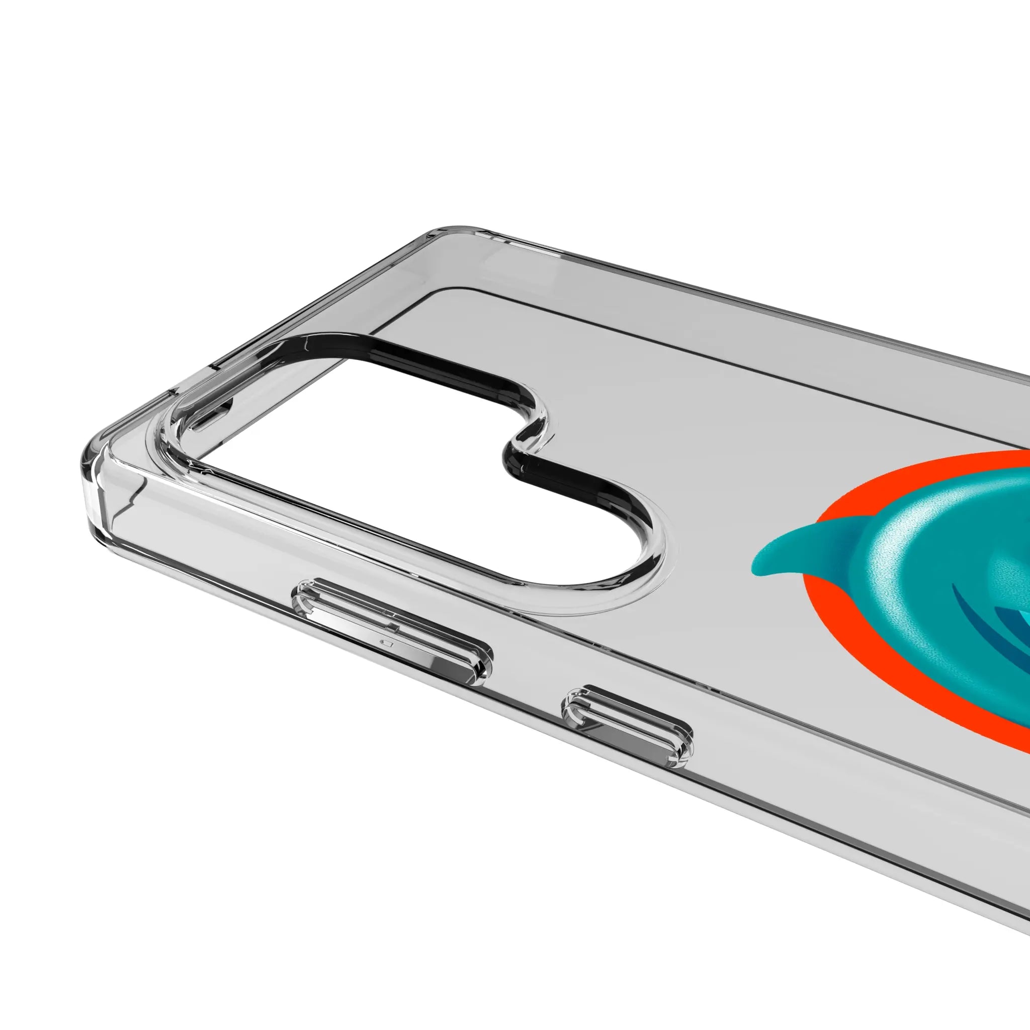 Miami Dolphins Deco Galaxy Clear Phone Case for Samsung Galaxy - Detail#Device_Galaxy S25 Ultra