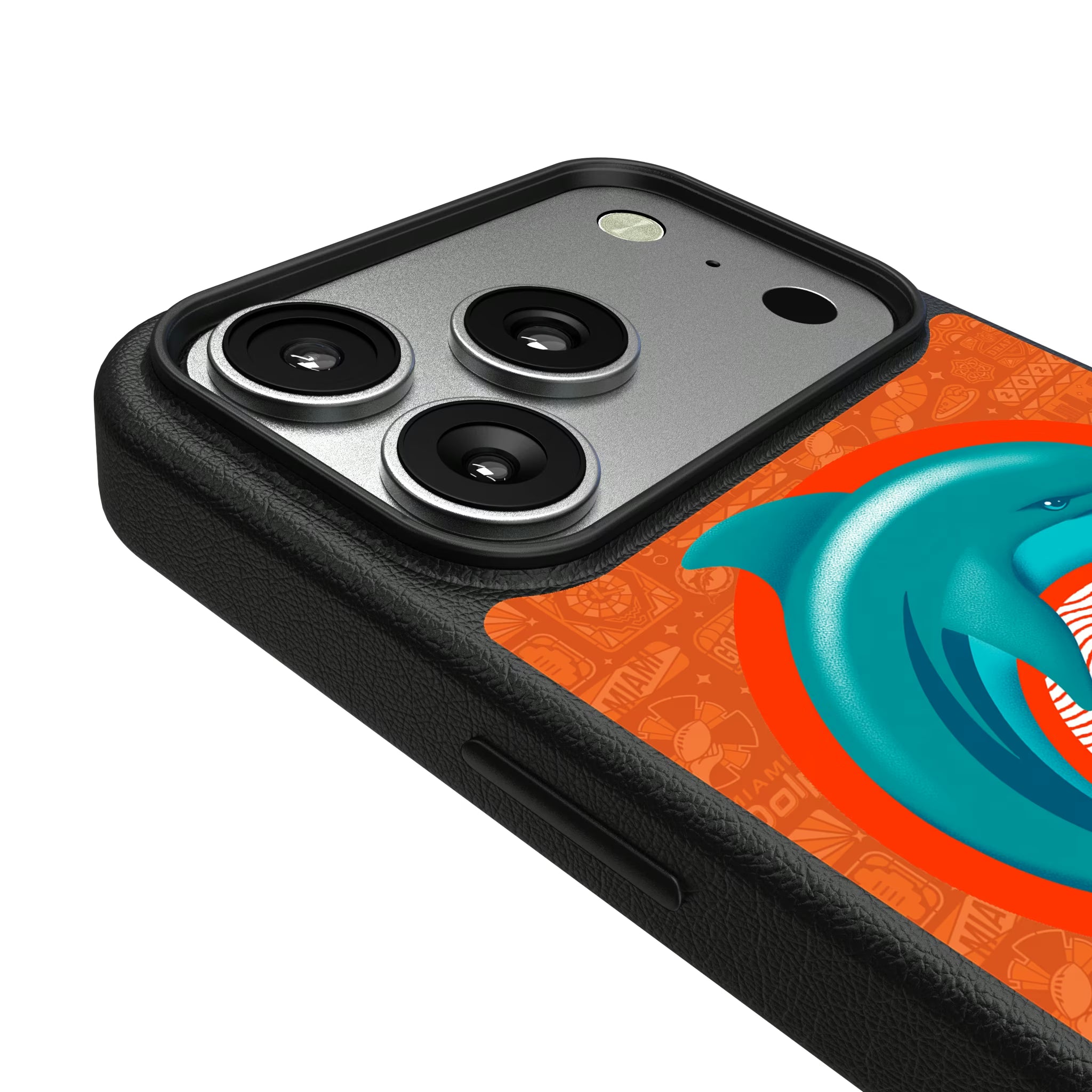 Miami Dolphins Deco iPhone MagSafe Compatible Phone Case for Apple iPhone - Detail#Device_iPhone 17 Pro