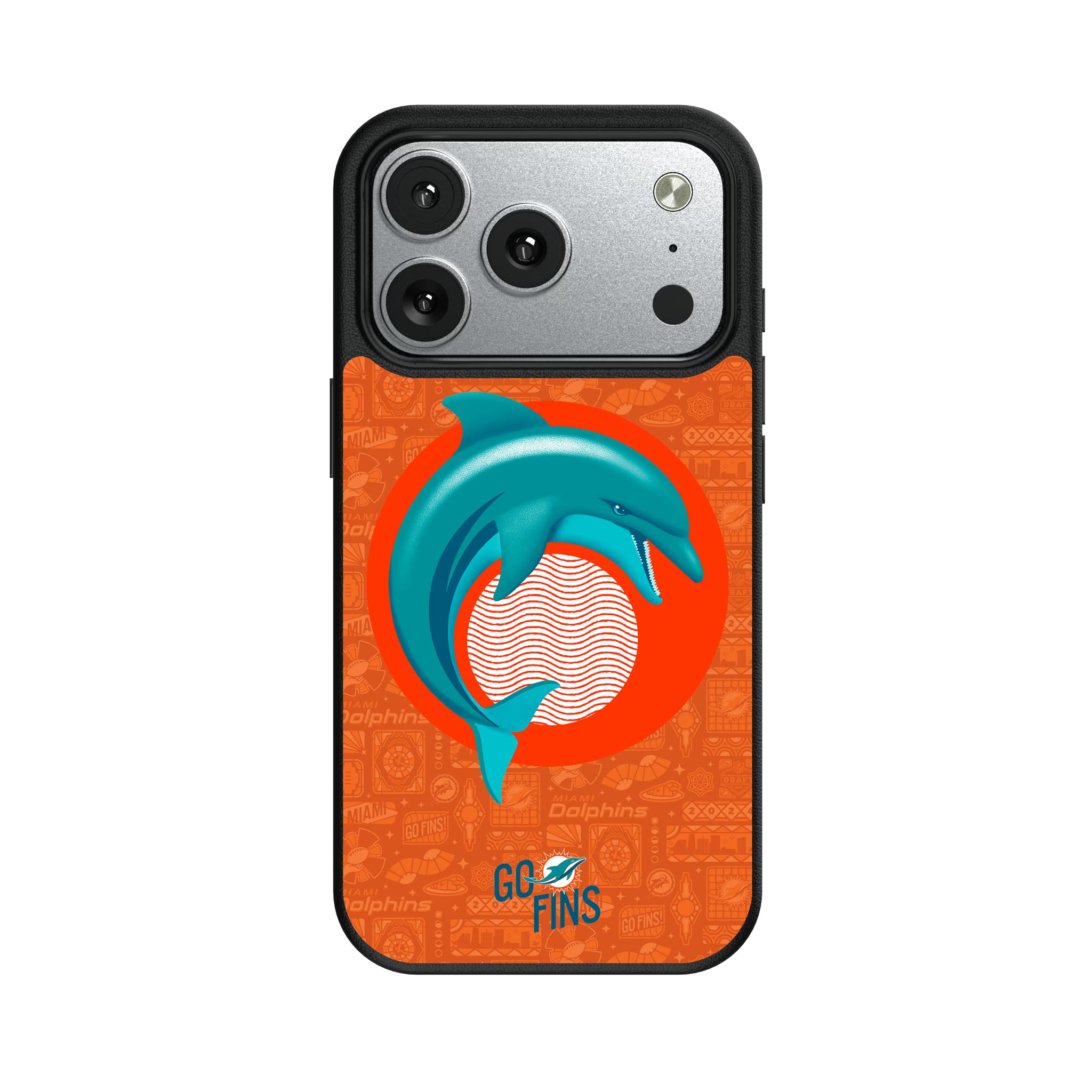 Miami Dolphins Deco iPhone MagSafe Compatible Phone Case for Apple iPhone#Device_iPhone 17 Pro