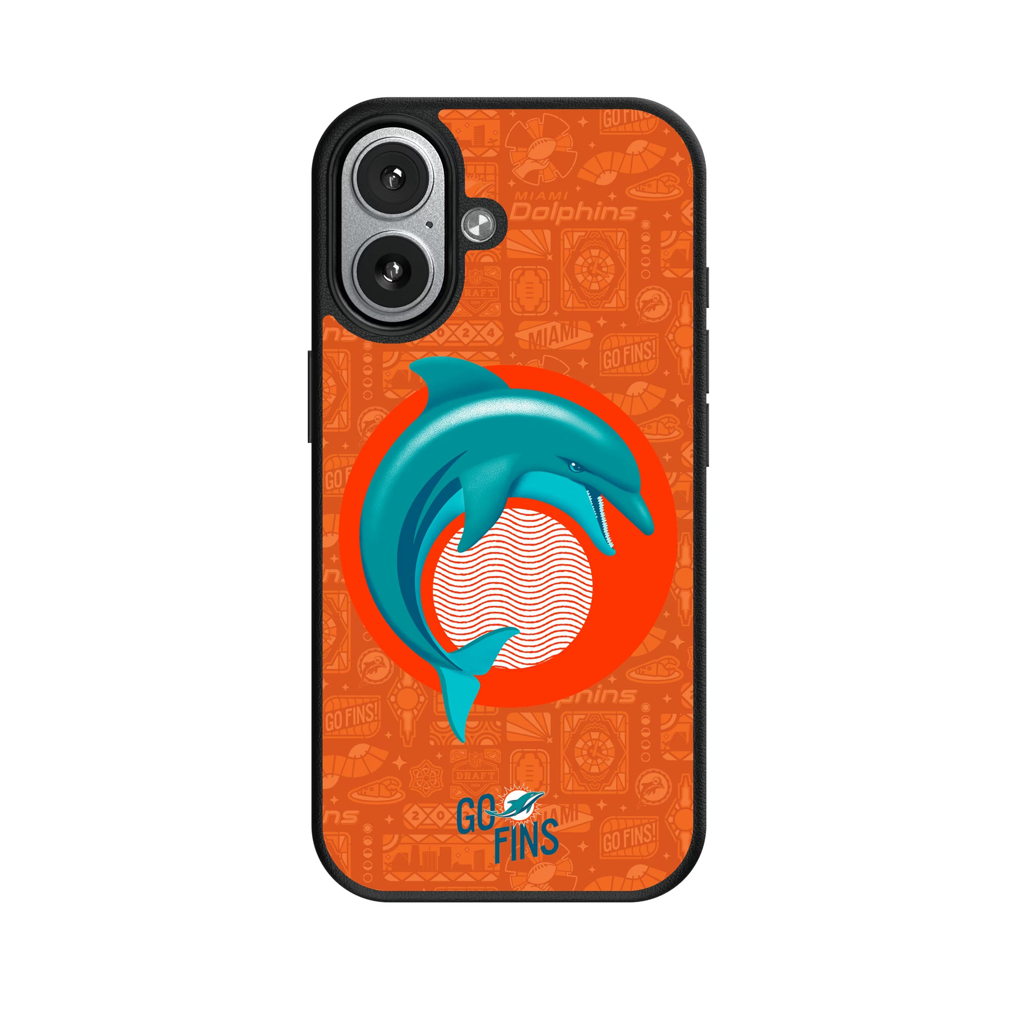 Miami Dolphins Deco iPhone MagSafe Compatible Phone Case for Apple iPhone#Device_iPhone 17