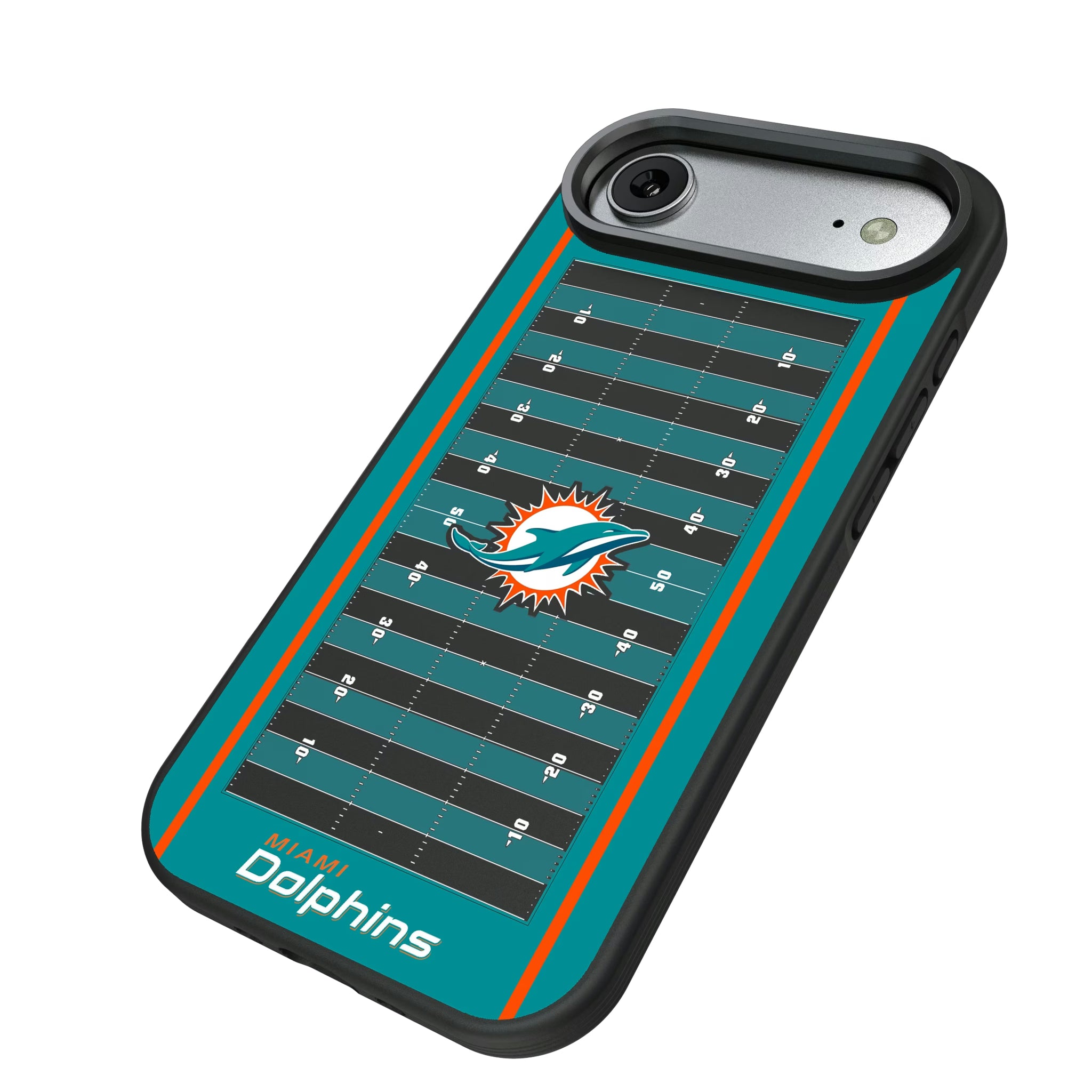 Miami Dolphins Field iPhone Bump Phone Case for Apple iPhone - Isometric View#Device_iPhone Air
