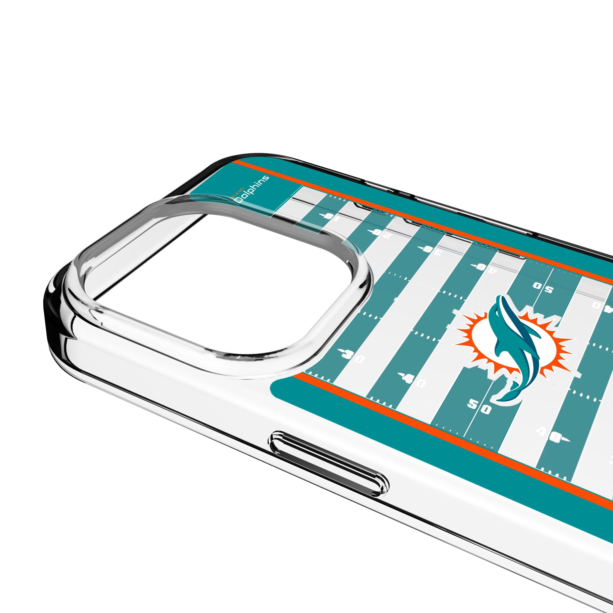 Miami Dolphins Field iPhone Clear Phone Case for Apple iPhone - Detail