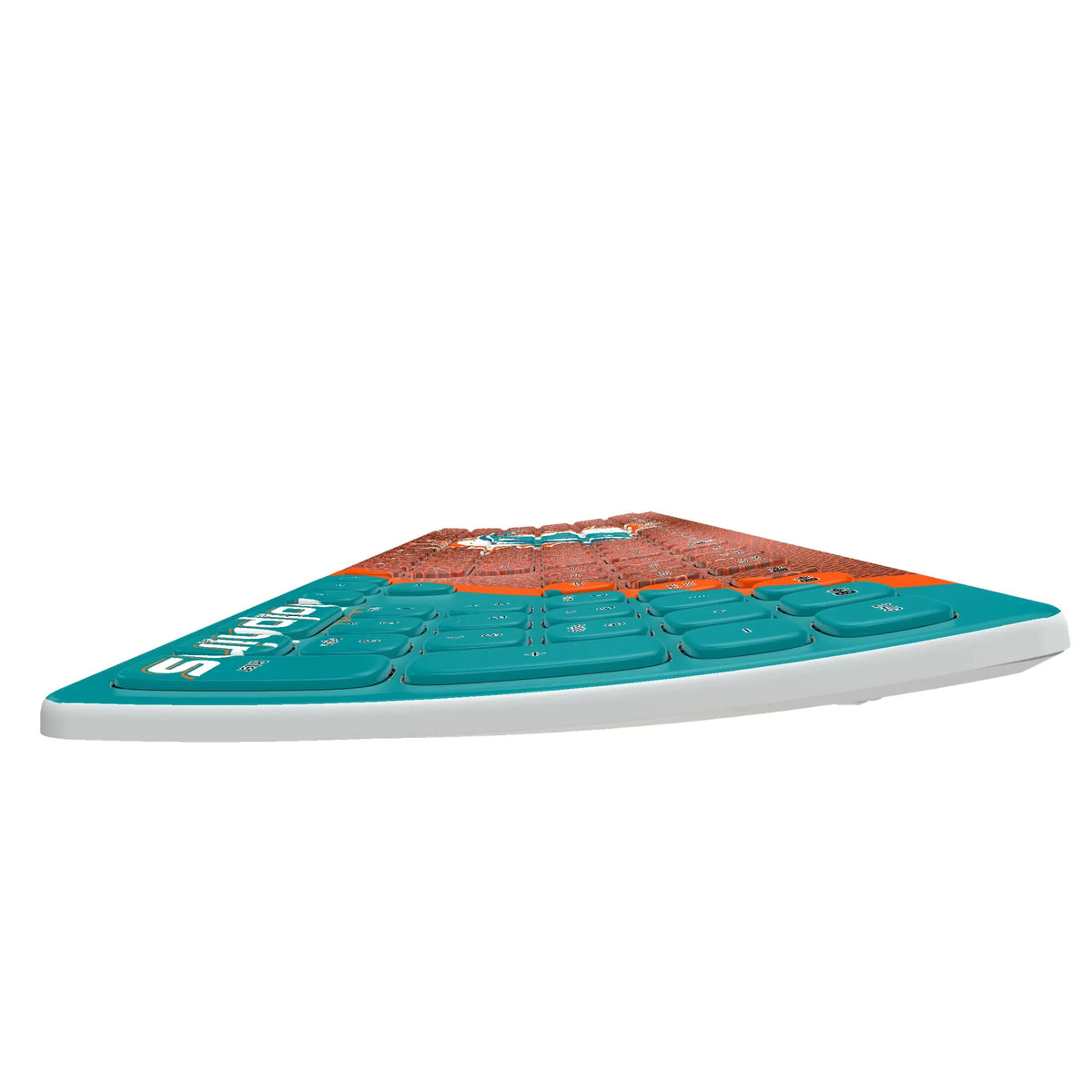 Miami Dolphins Football KKB605 Curved Wireless Keyboard