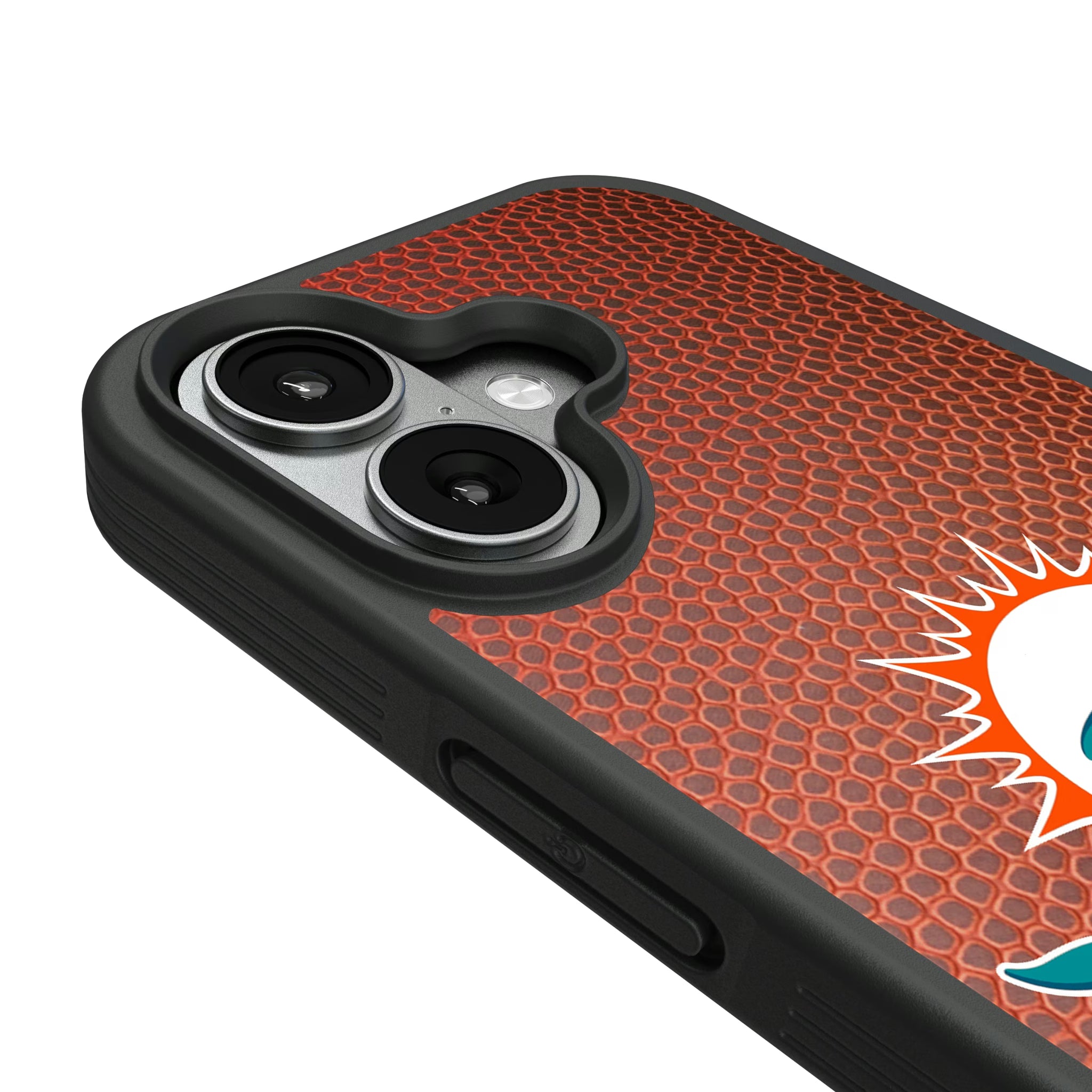 Miami Dolphins Football Wordmark iPhone Bump Phone Case for Apple iPhone - Detail#Device_iPhone 17