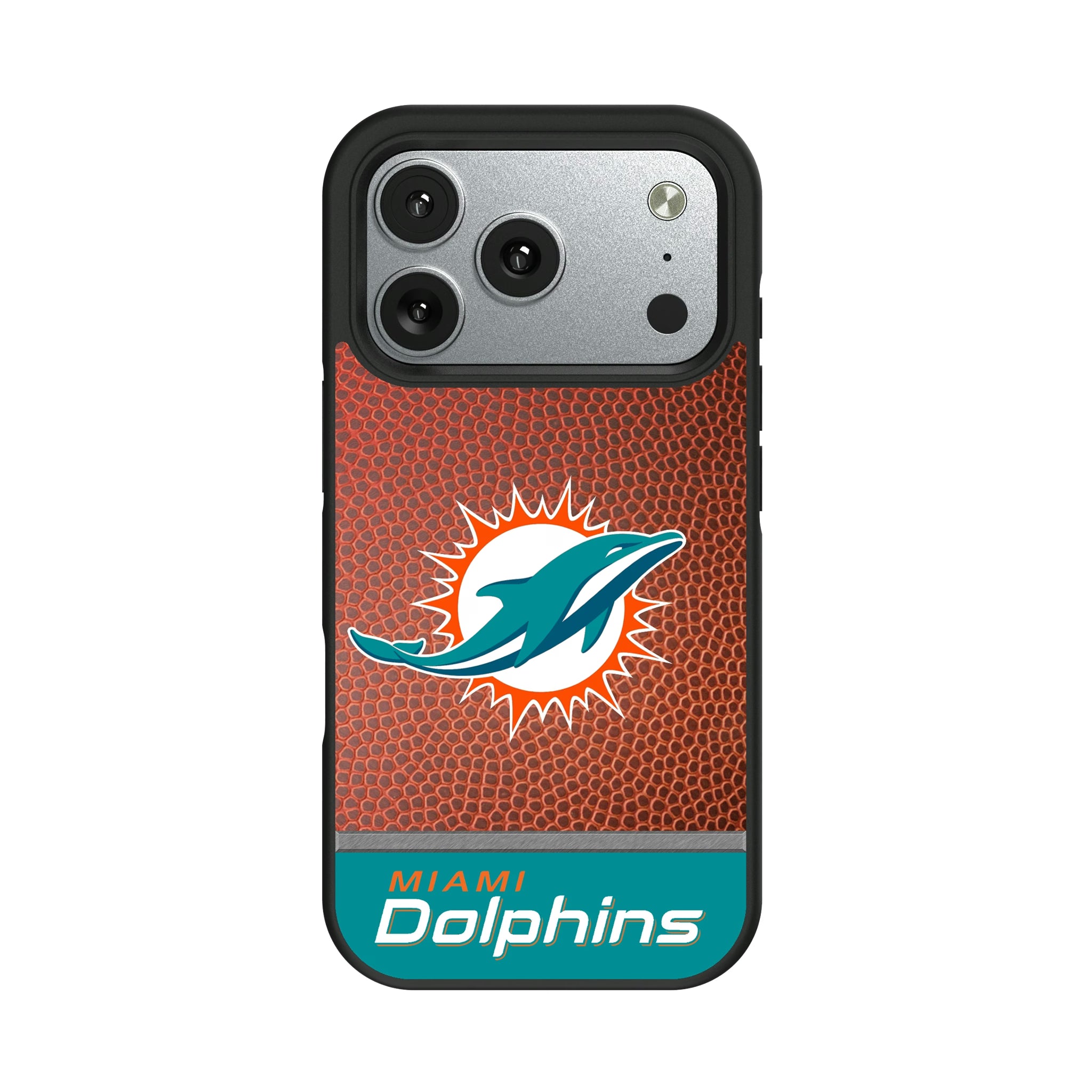 Miami Dolphins Football Wordmark iPhone Bump Phone Case for Apple iPhone#Device_iPhone 17 Pro