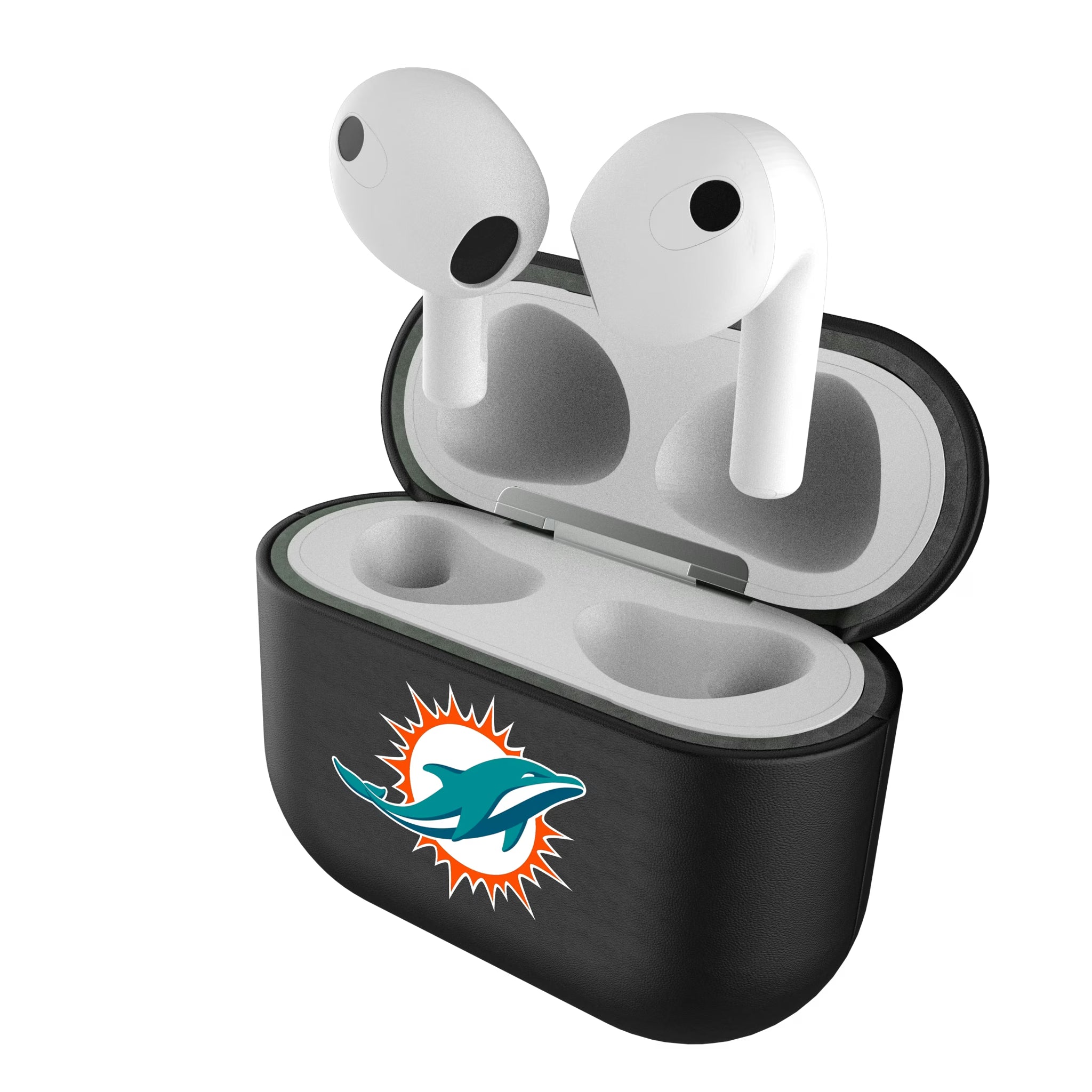 Miami Dolphins Insignia AirPods AirPod Case Cover#Device_AirPods 3rd Gen