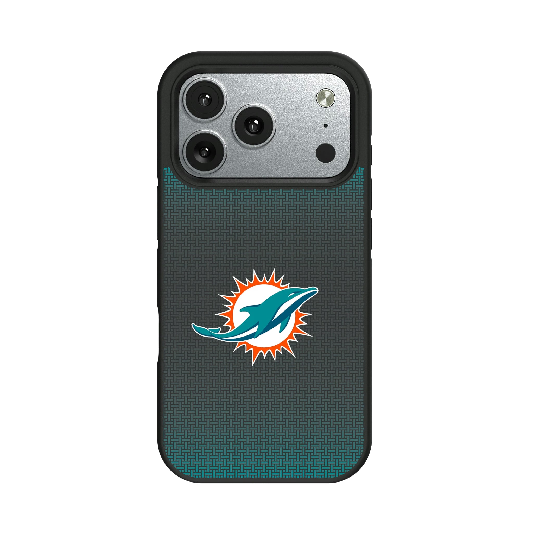 Miami Dolphins Linen iPhone Bump Phone Case for Apple iPhone#Device_iPhone 17 Pro