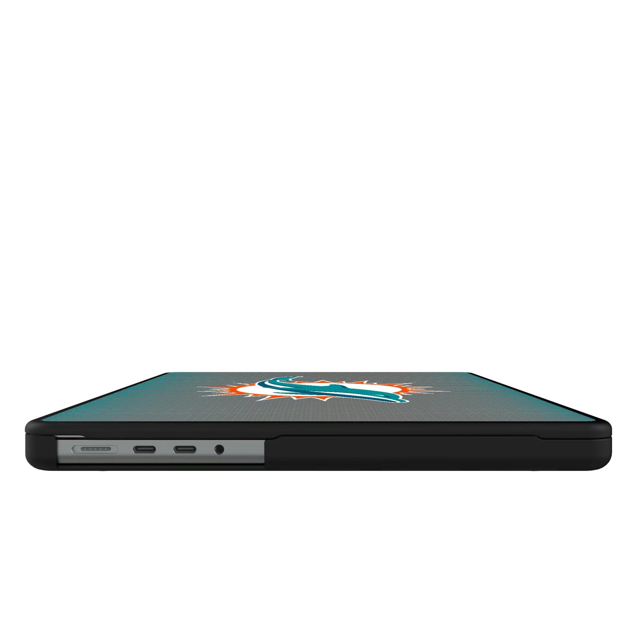 Miami Dolphins Linen MacBook Laptop Case for Apple MacBook#Device_MacBook Pro (14-inch, 2021) / MacBook Pro (14-inch, 2023) / MacBook Pro (14-inch, 2024)